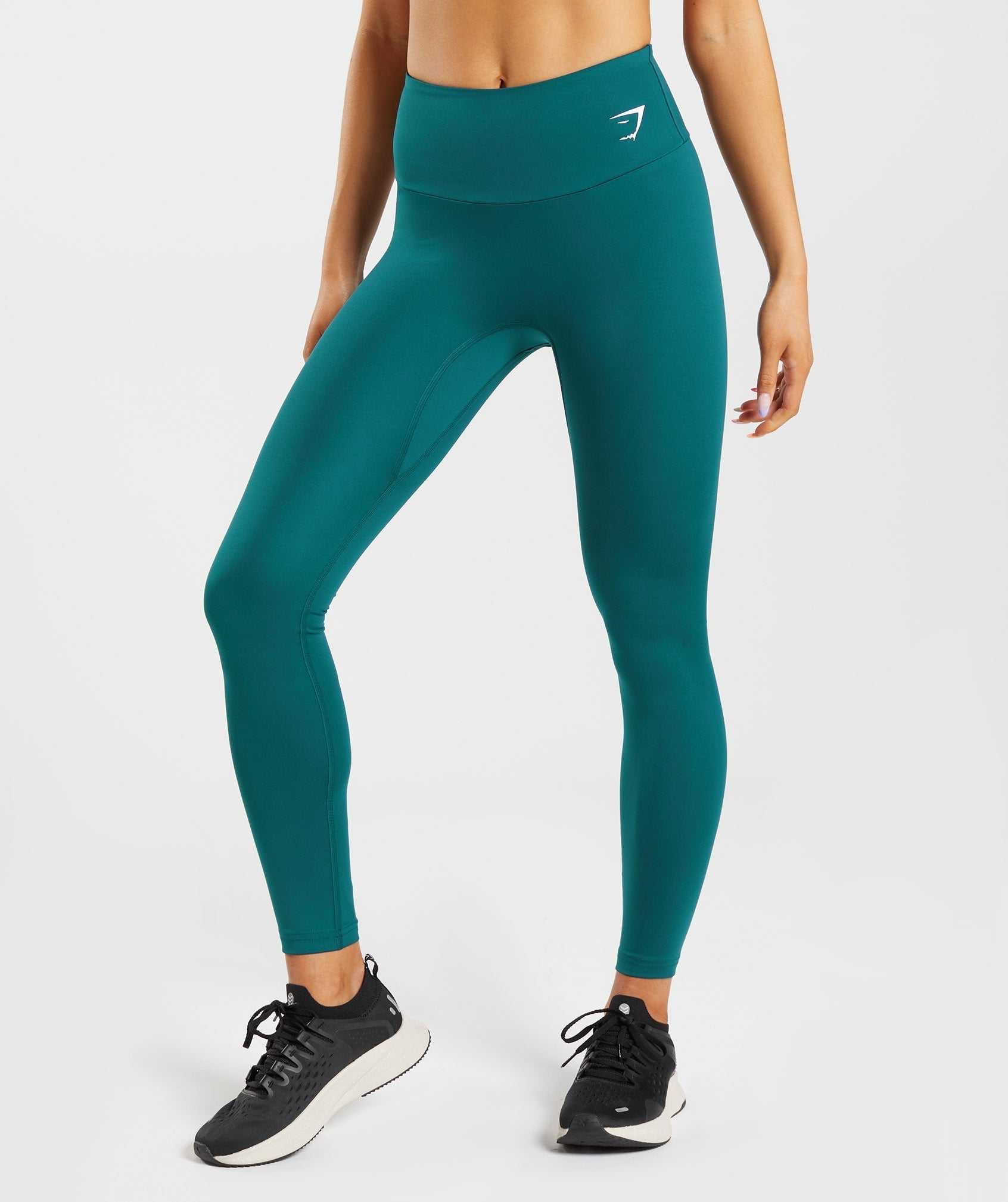 Gymshark Fraction Leggings Turquoise | JCXR92756