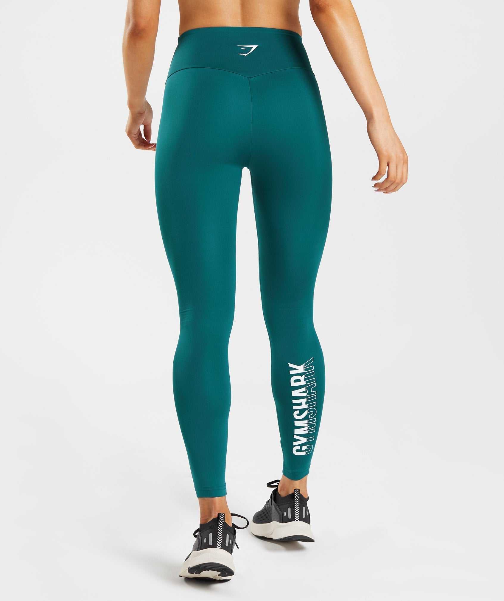 Gymshark Fraction Leggings Turquoise | JCXR92756