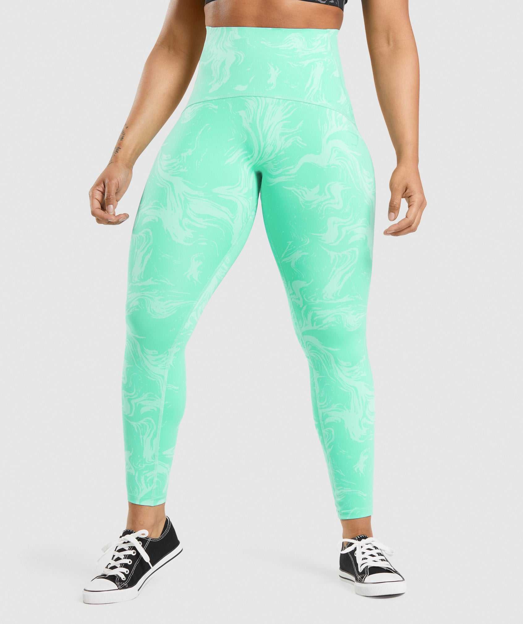 Gymshark GS Power High Rise Leggings Lichtturquoise | VUDM27068