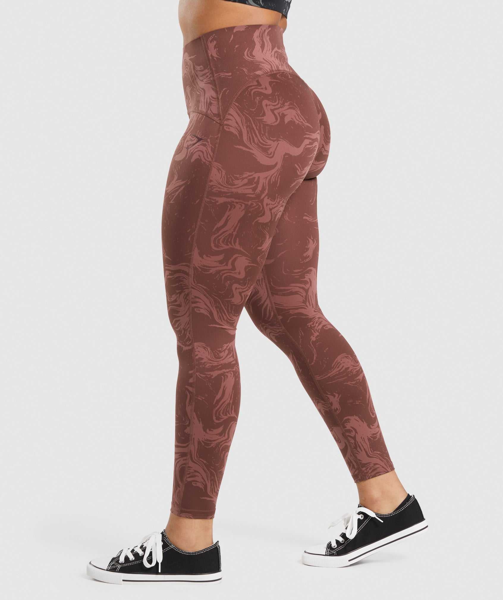 Gymshark GS Power High Rise Leggings Roze Bruin | XRJH80134