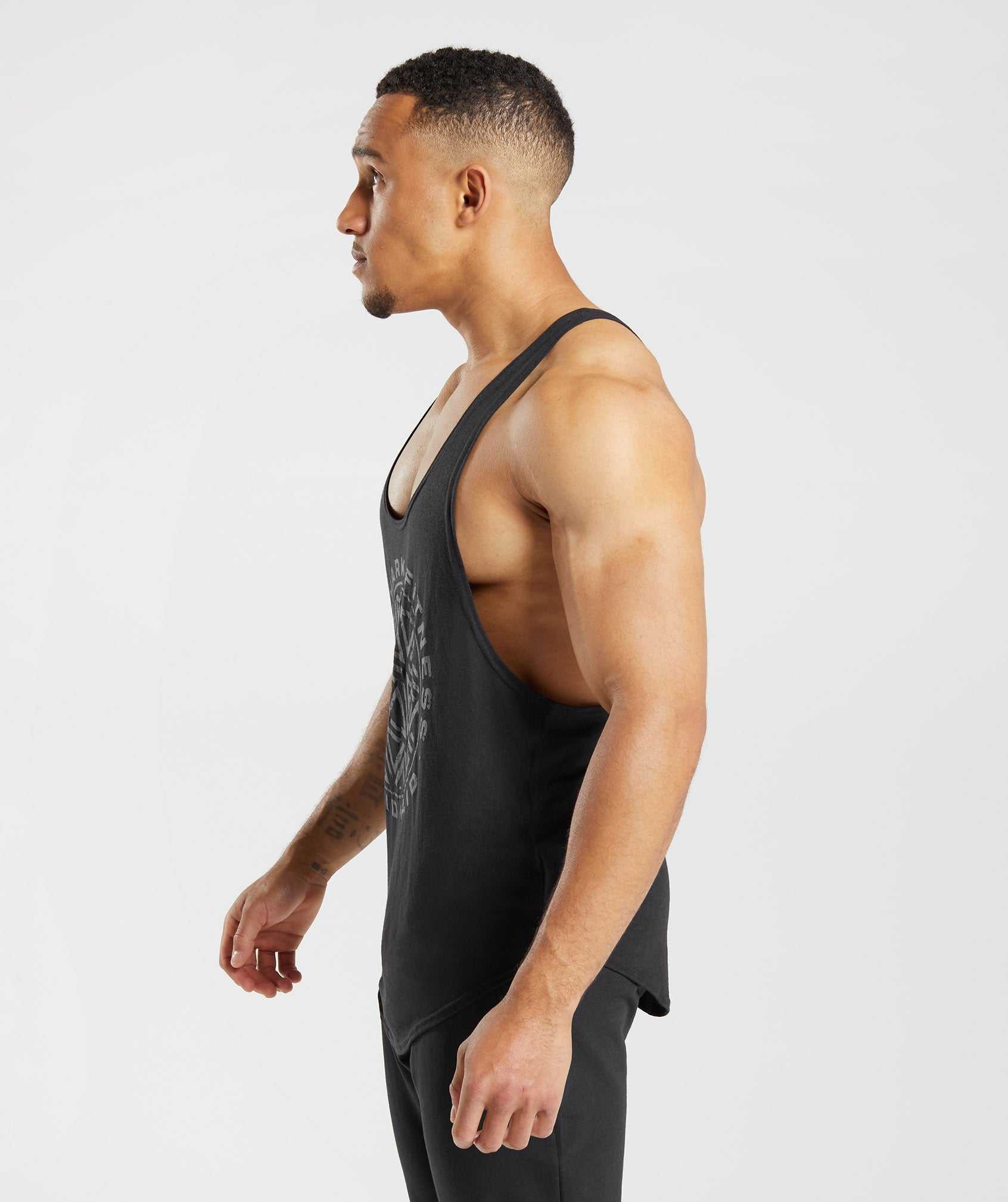 Gymshark GS x David Laid Gilet Zwart | RNOD75924