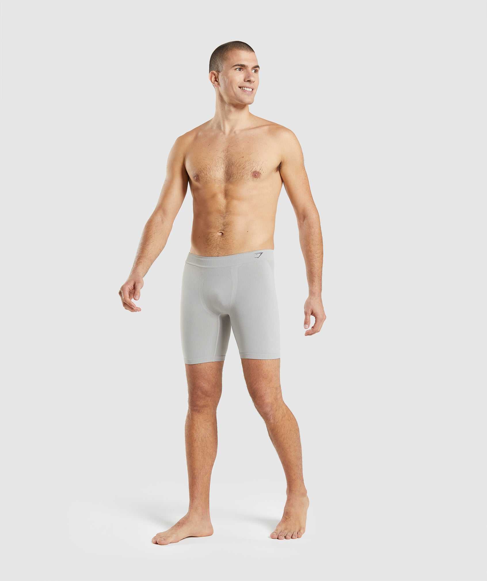 Gymshark Hybride Boxer Korte Broek Grijs Bruin Grijs Zwart Grijs | RMQB74193