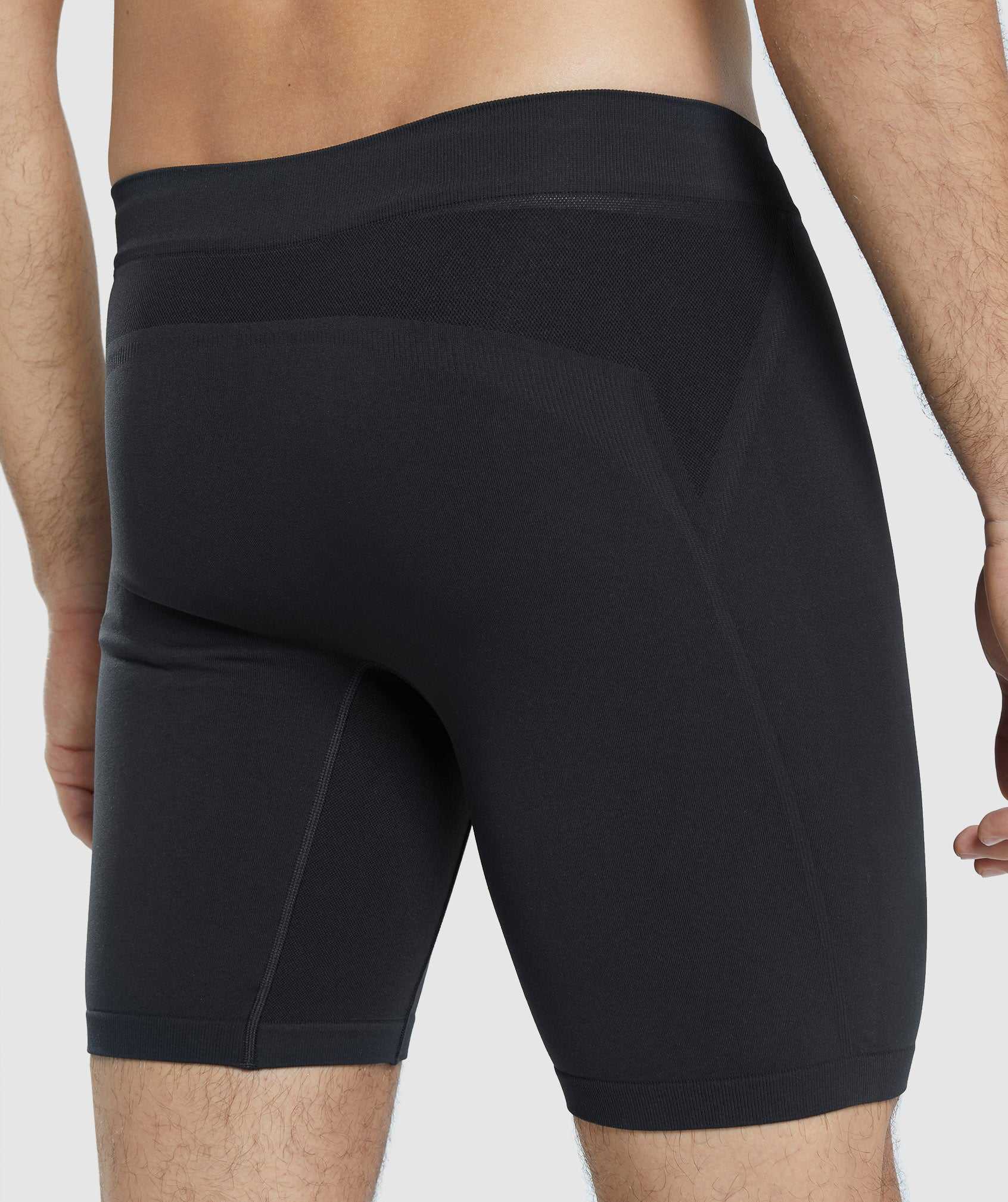 Gymshark Hybride Boxer Korte Broek Zwart Lichtgrijs | KMFN02947