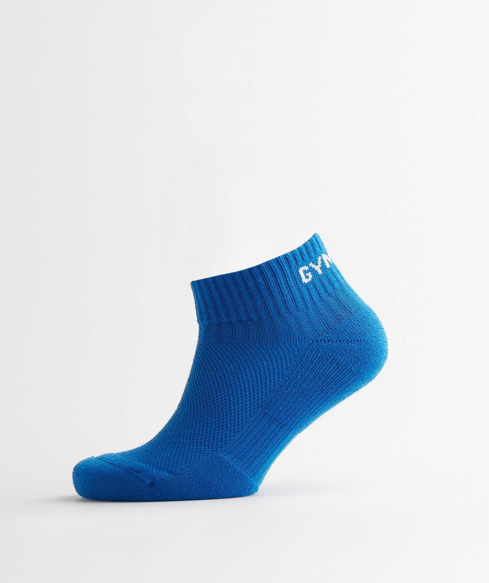 Gymshark Jacquard Quarter Socks 3pk Accessoires Lichtturquoise Blauw Paars Blauw | HPWS76984