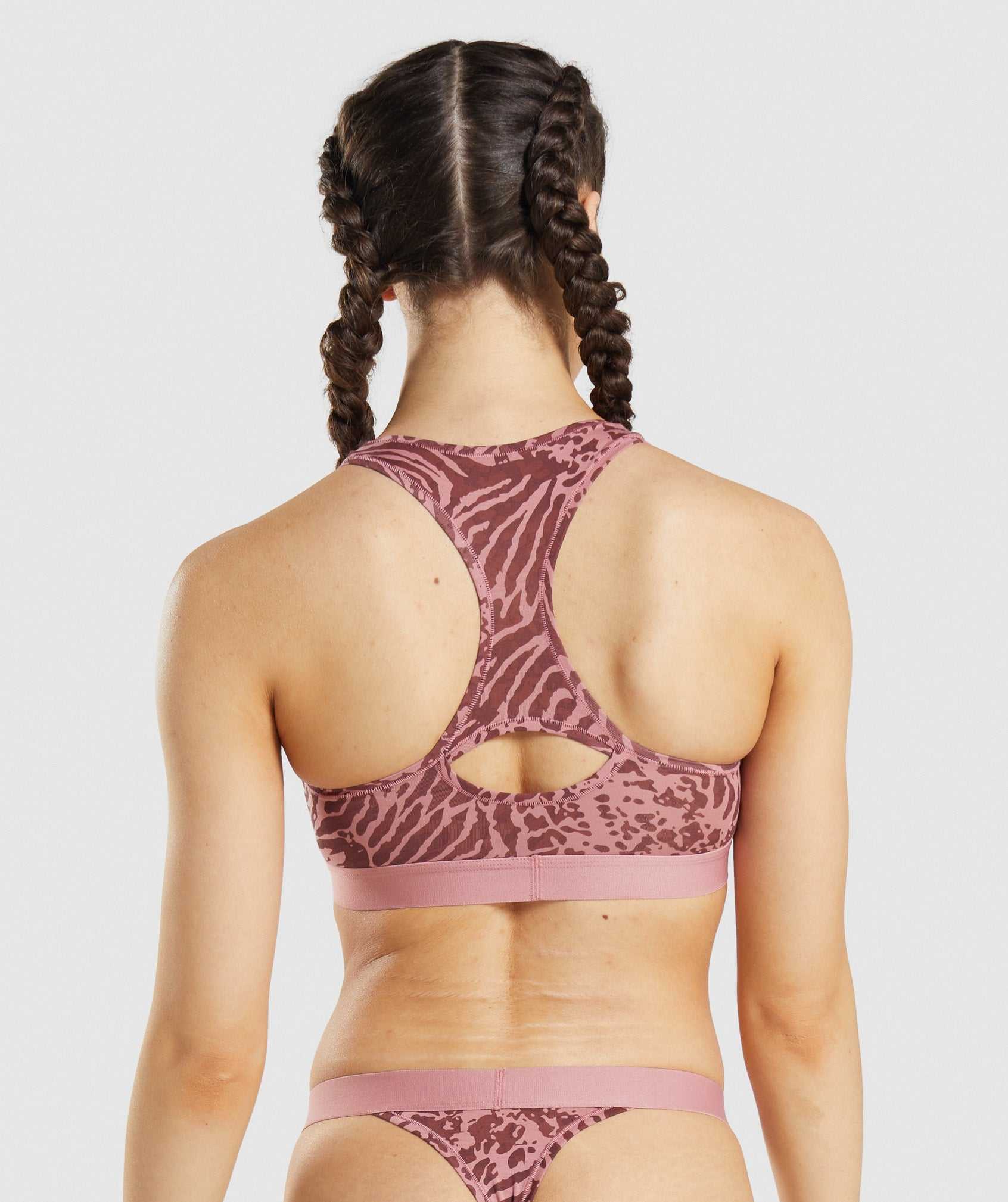 Gymshark Katoenen Bralette Ondergoed Roze | TZMR80792