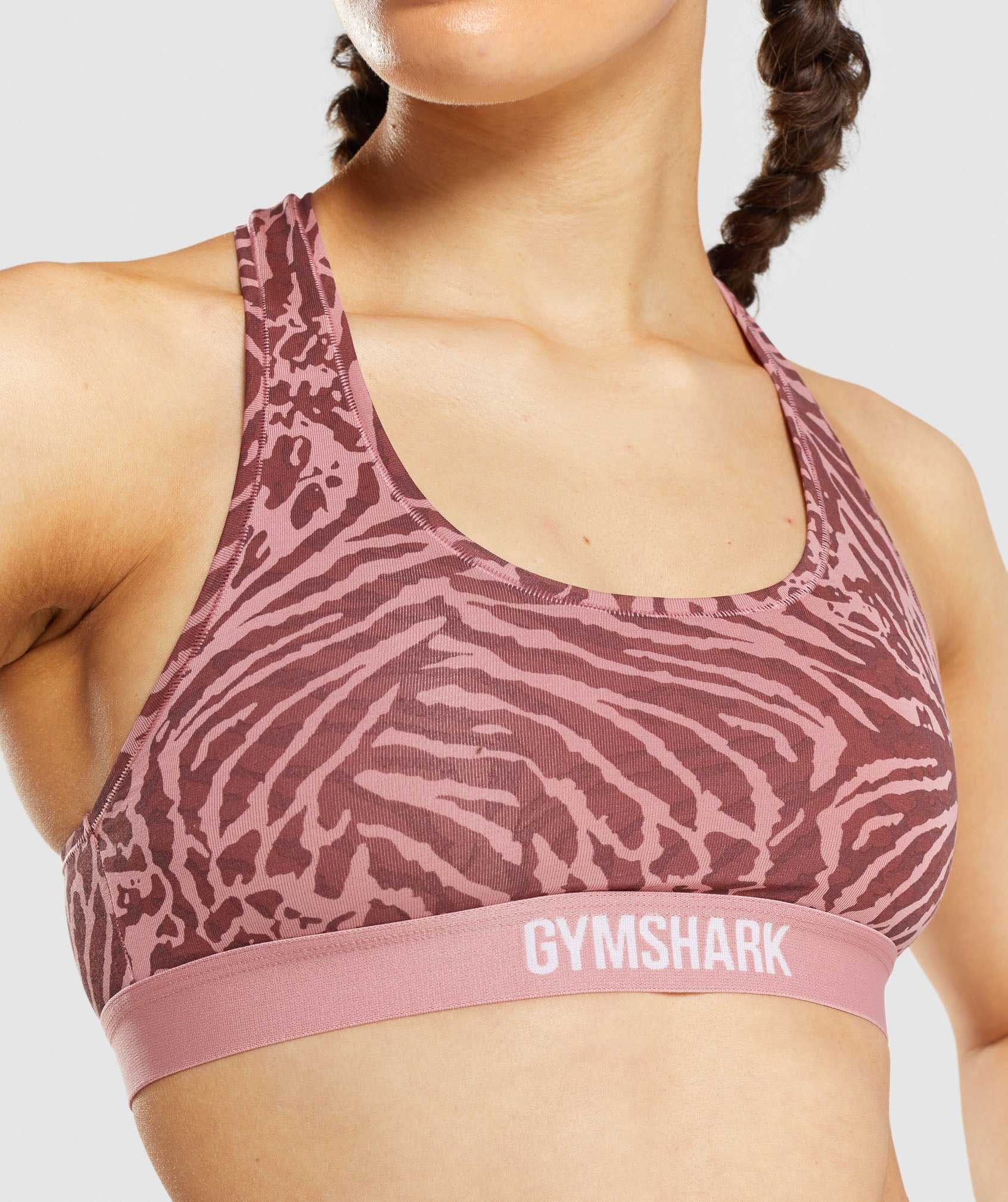 Gymshark Katoenen Bralette Ondergoed Roze | TZMR80792