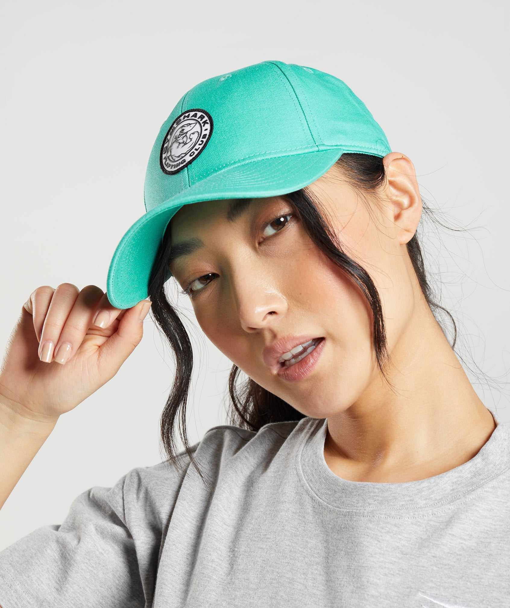 Gymshark Legacy Cap Accessoires Lichtturquoise | IXZJ51436