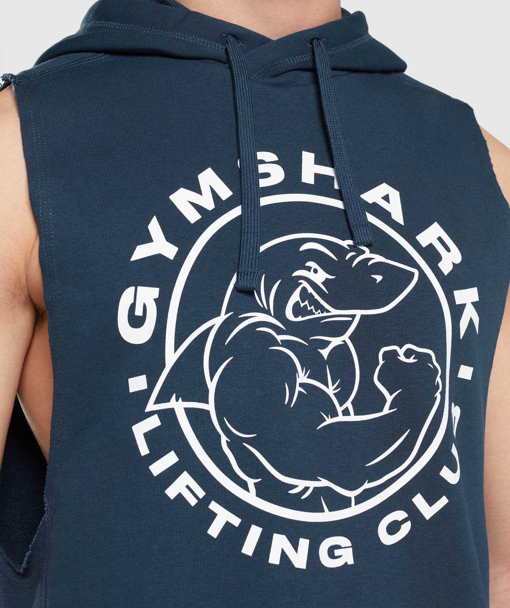 Gymshark Legacy Drop Arm Hoodie Donkerblauw | ESMO93867