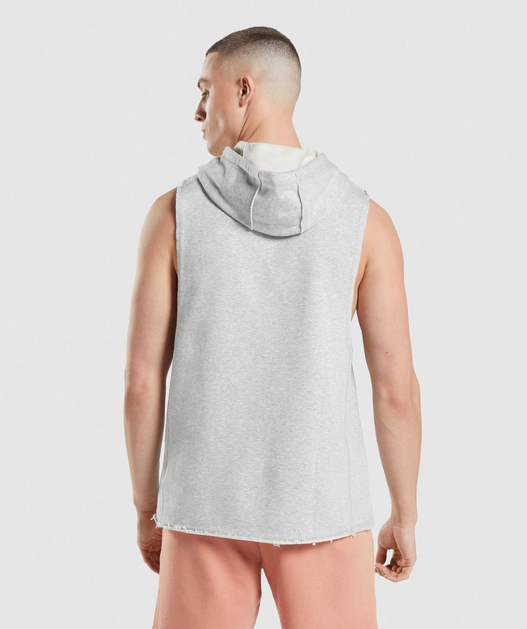 Gymshark Legacy Drop Arm Hoodie Lichtgrijs | QXRW40187