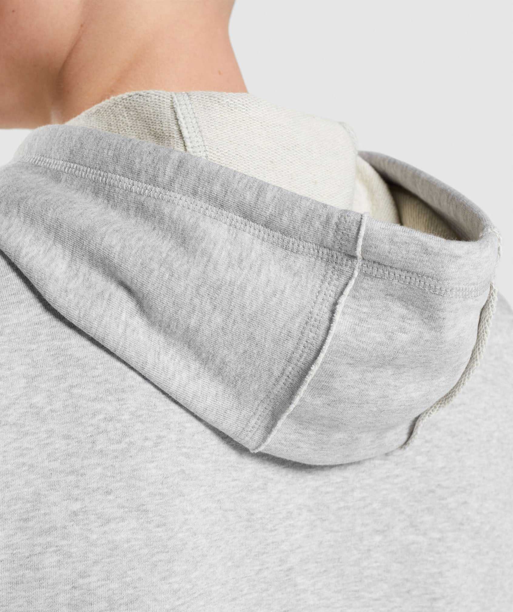 Gymshark Legacy Drop Arm Hoodie Lichtgrijs | QXRW40187