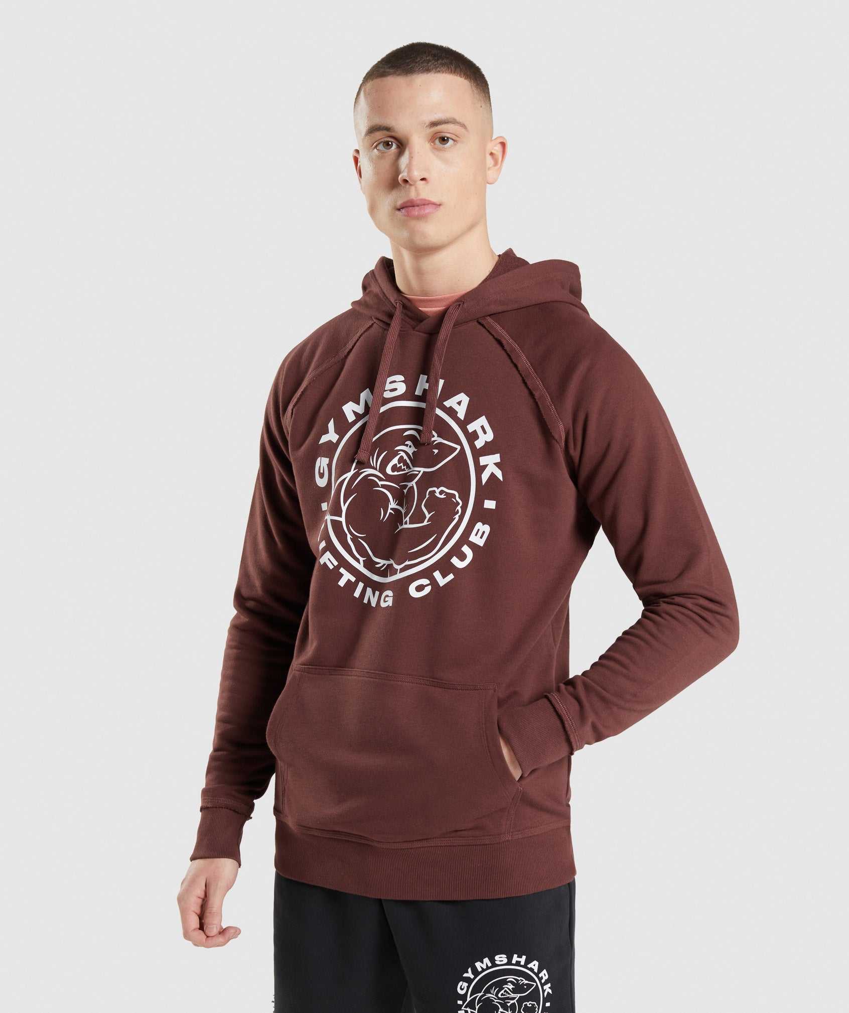 Gymshark Legacy Hoodie Roze Bruin | MBCJ46703