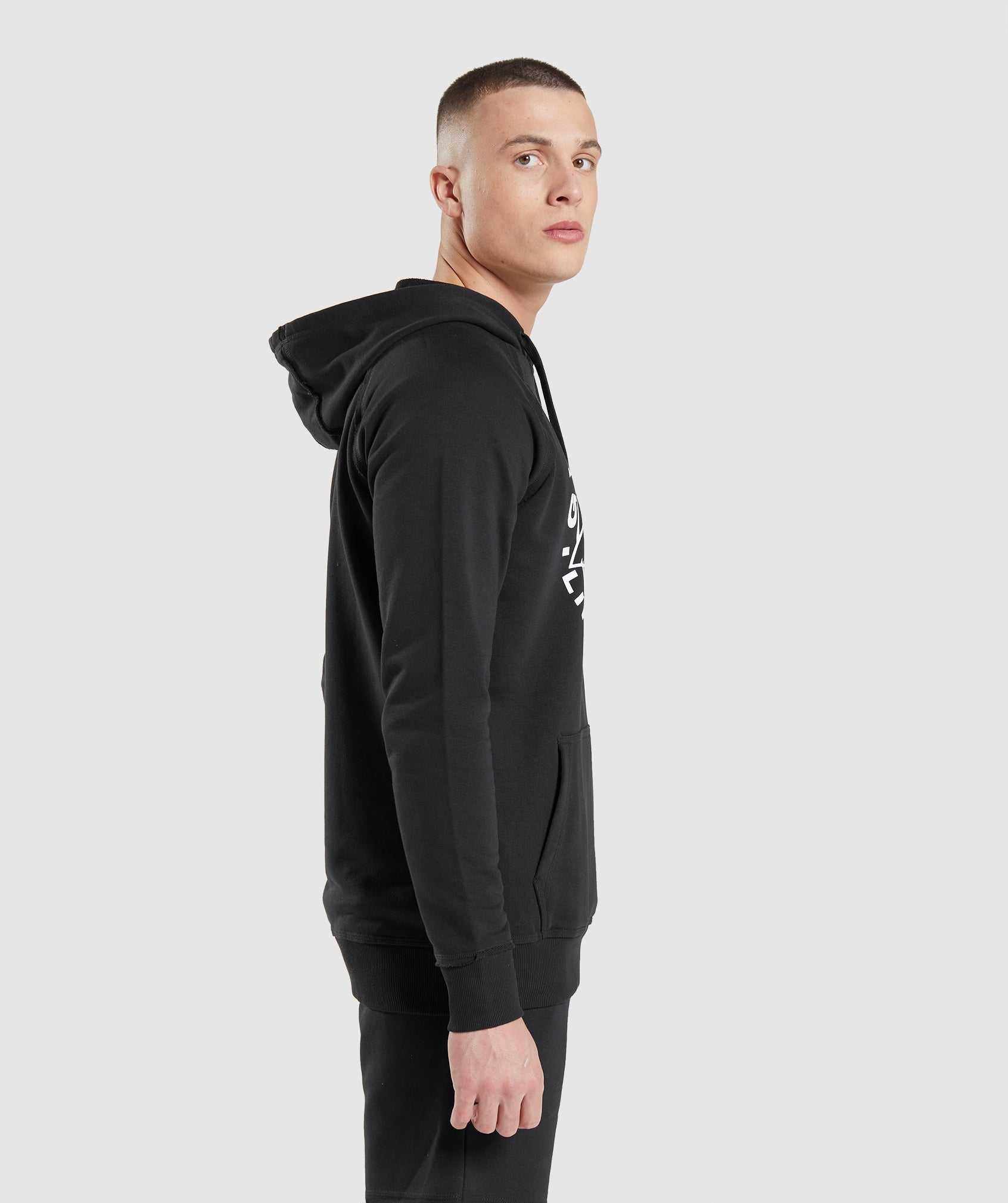 Gymshark Legacy Hoodie Zwart | EDQM08317