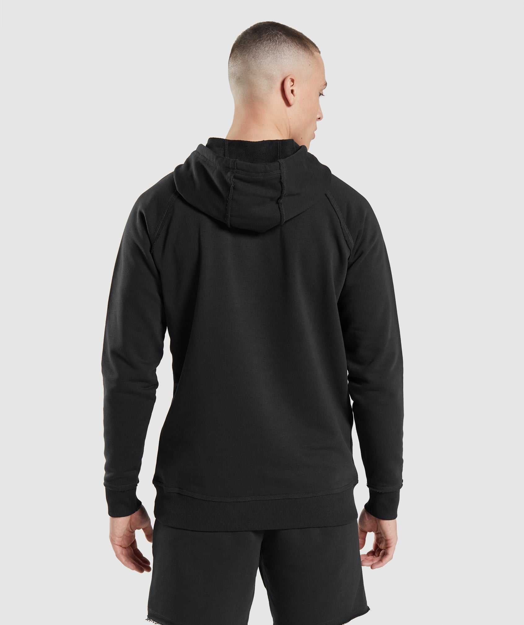 Gymshark Legacy Hoodie Zwart | EDQM08317