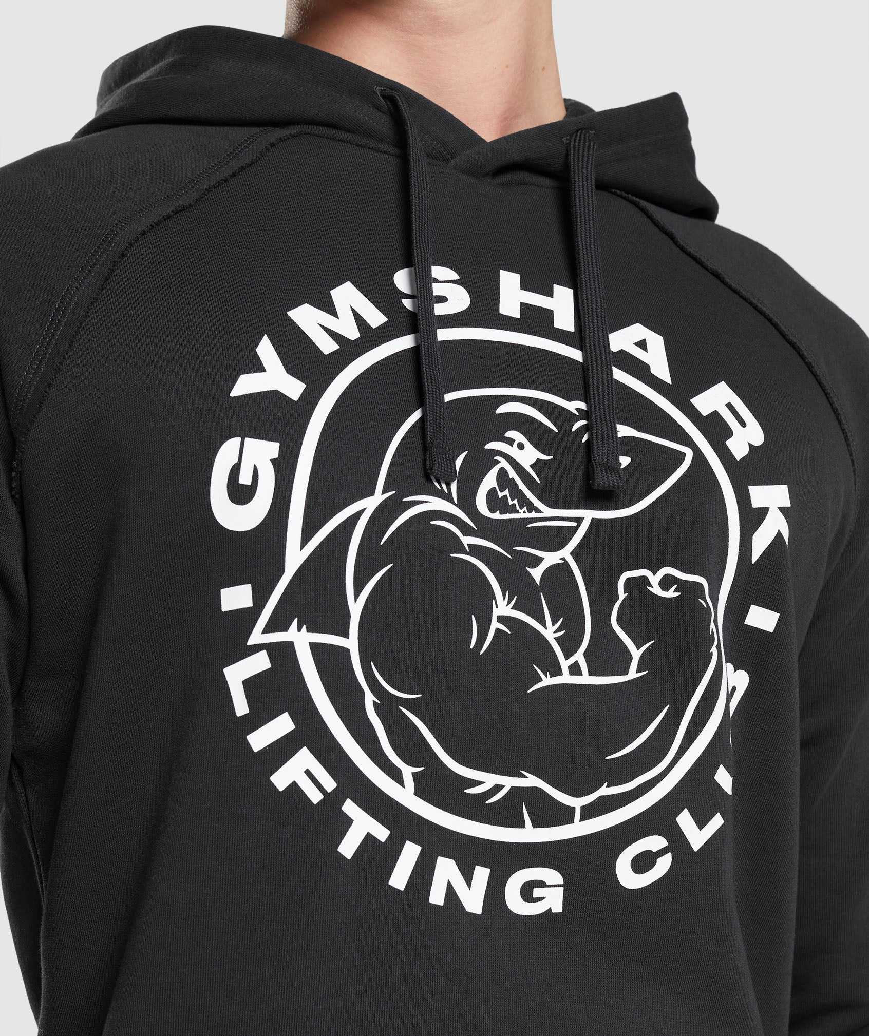 Gymshark Legacy Hoodie Zwart | EDQM08317