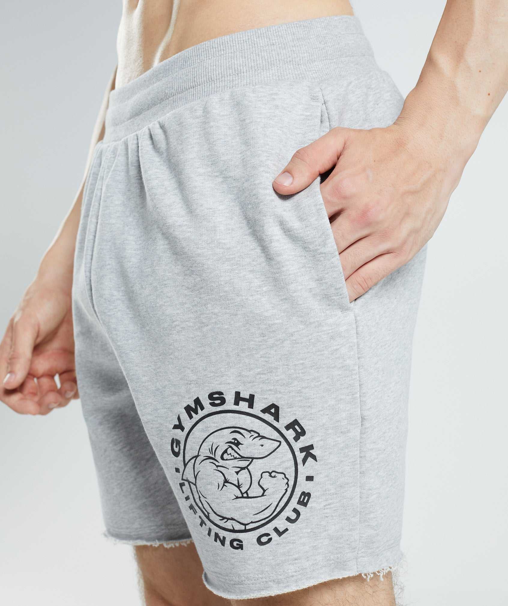 Gymshark Legacy Korte Broek Lichtgrijs | SORJ49581