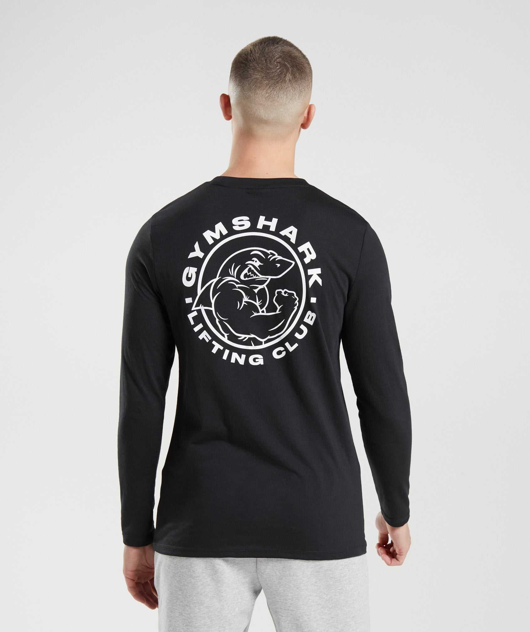 Gymshark Legacy Long Sleeve T-shirts Zwart | ICTB25813