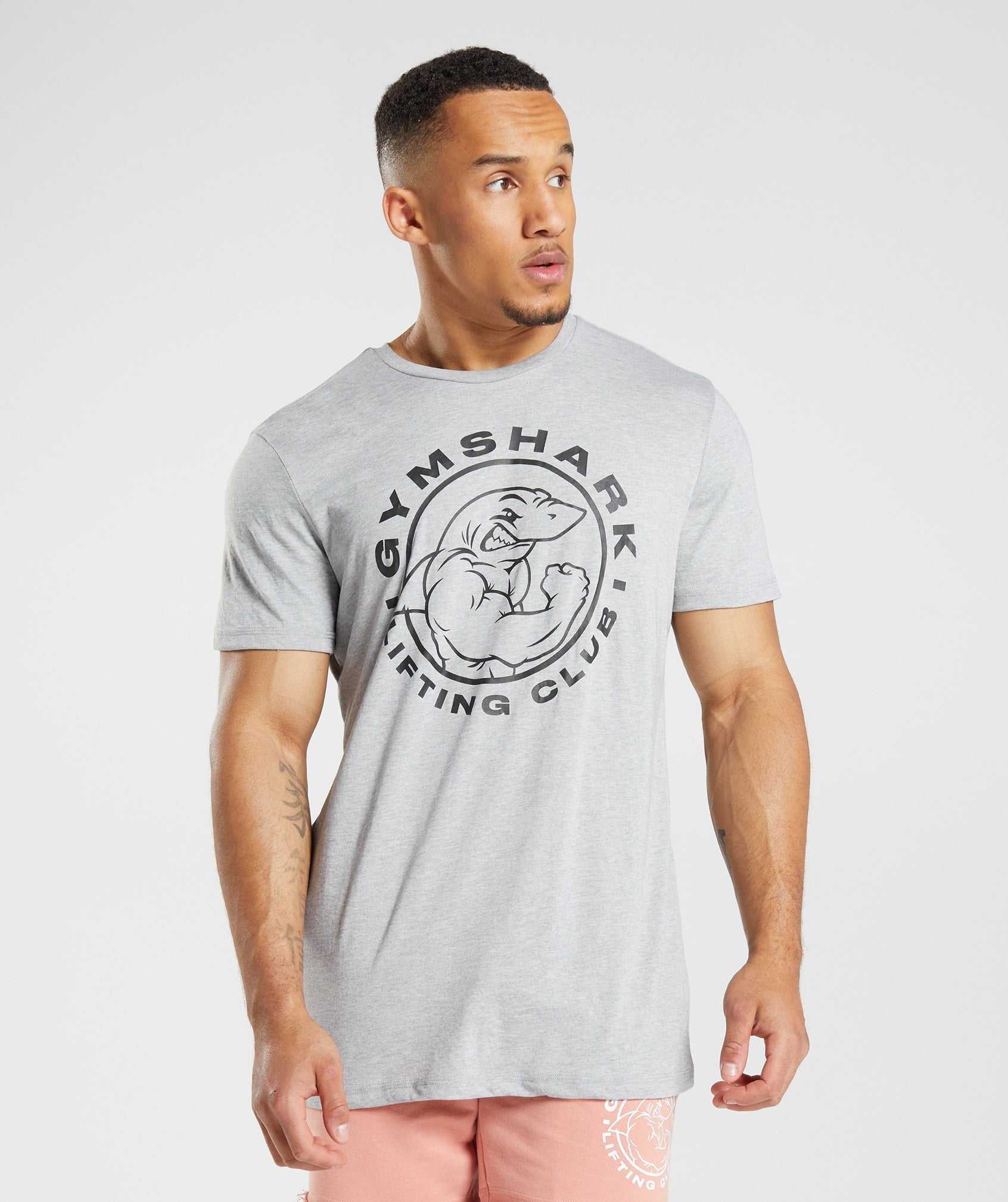 Gymshark Legacy T-shirts Lichtgrijs | MYHP67130