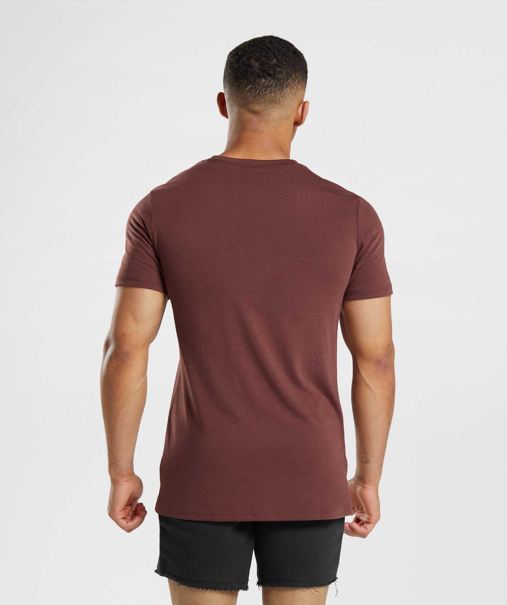 Gymshark Legacy T-shirts Roze Bruin | GOSH89305