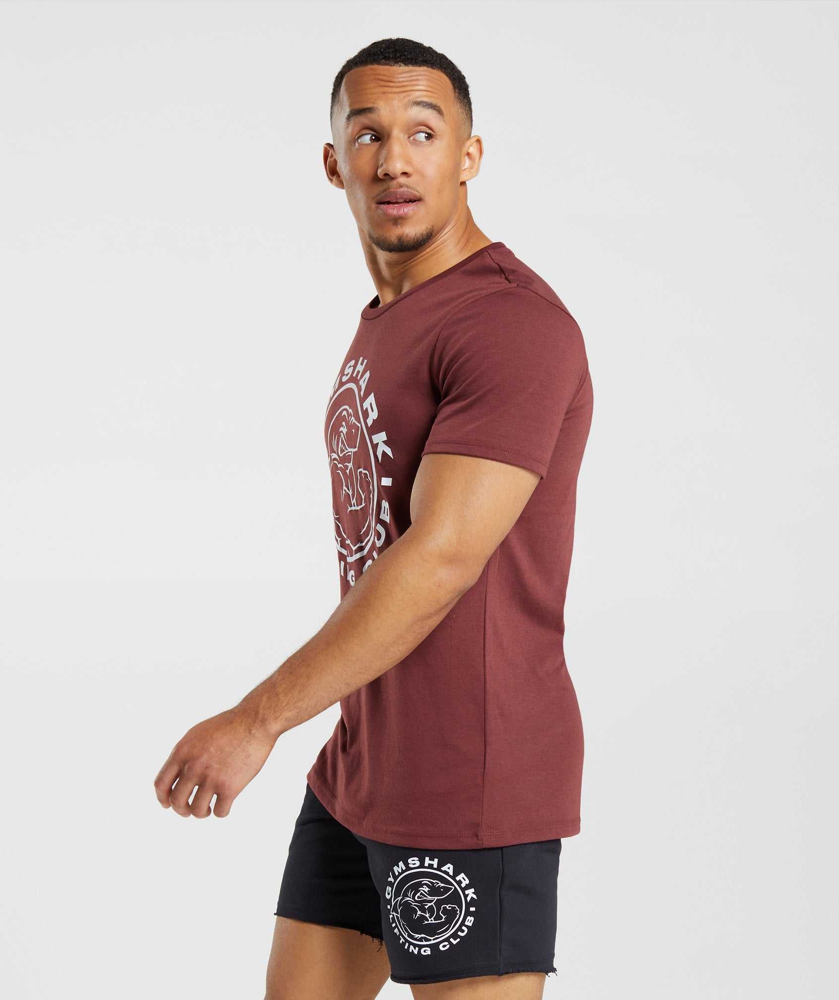 Gymshark Legacy T-shirts Roze Bruin | GOSH89305