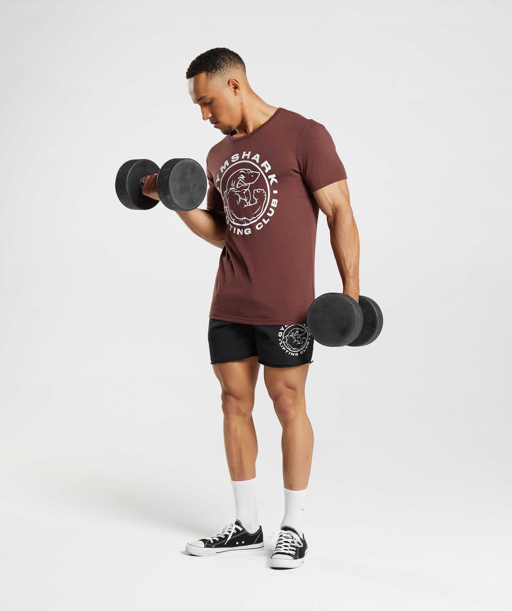 Gymshark Legacy T-shirts Roze Bruin | GOSH89305