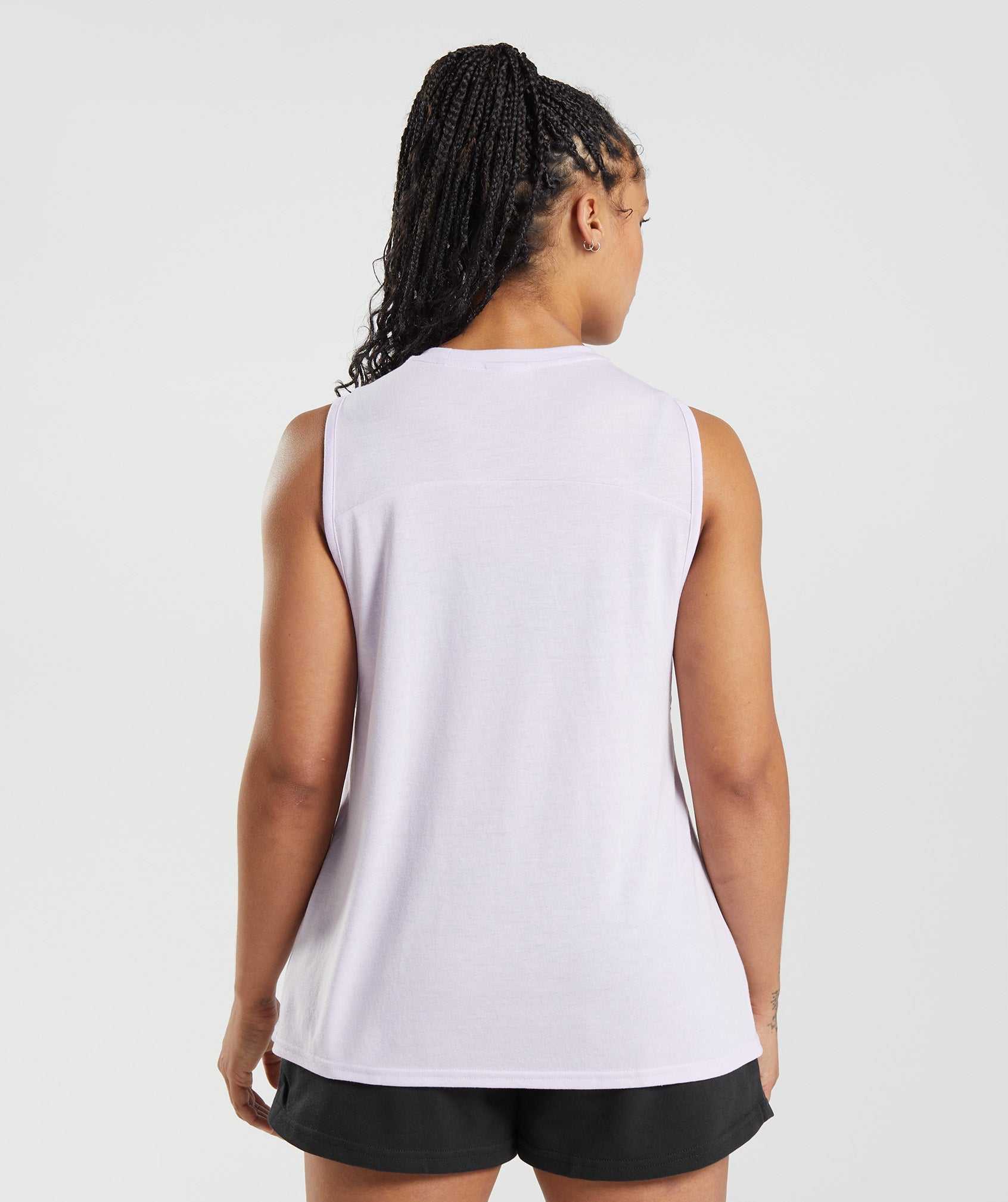 Gymshark Legacy Tanktop Paars | HSPM69351