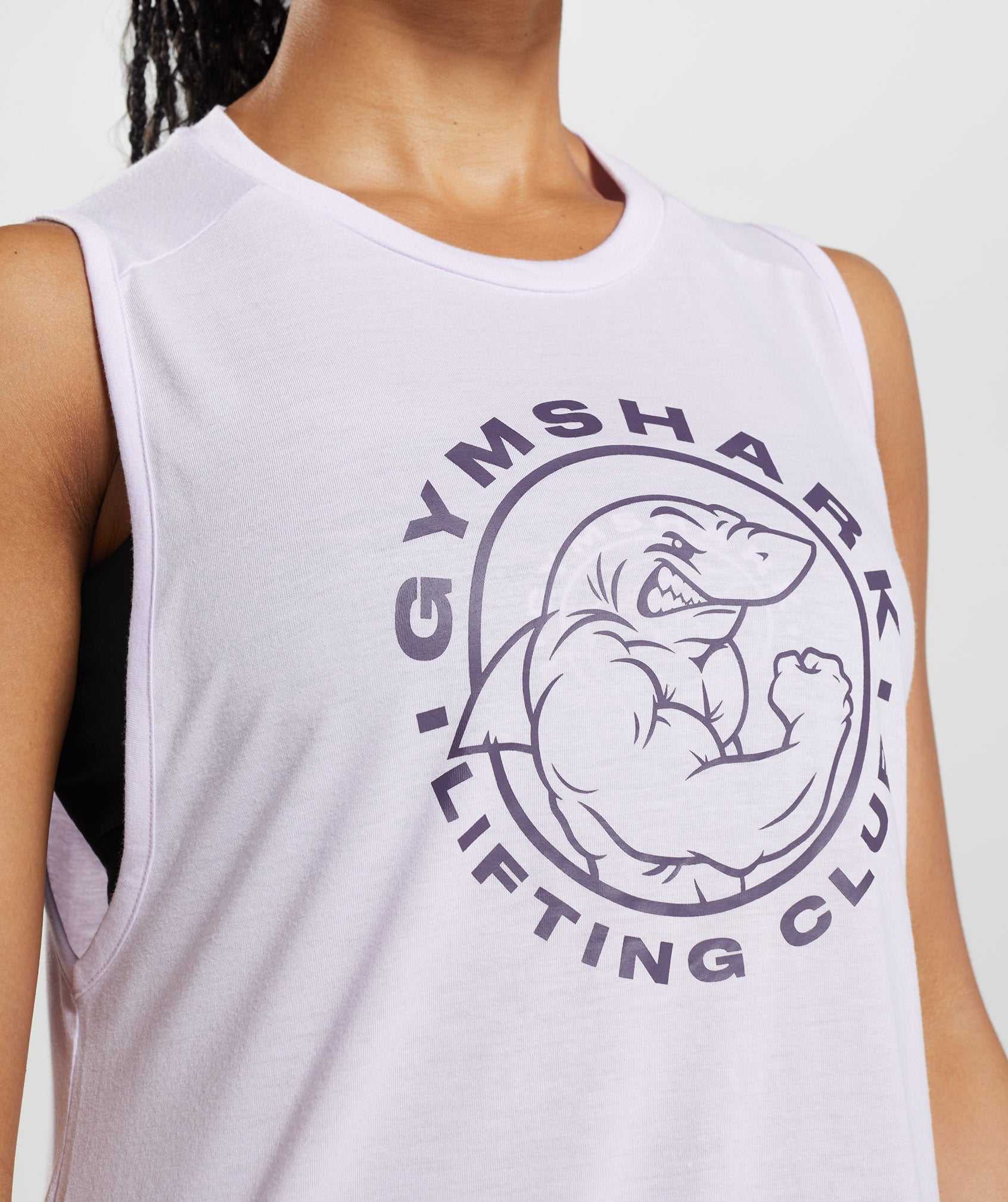 Gymshark Legacy Tanktop Paars | HSPM69351