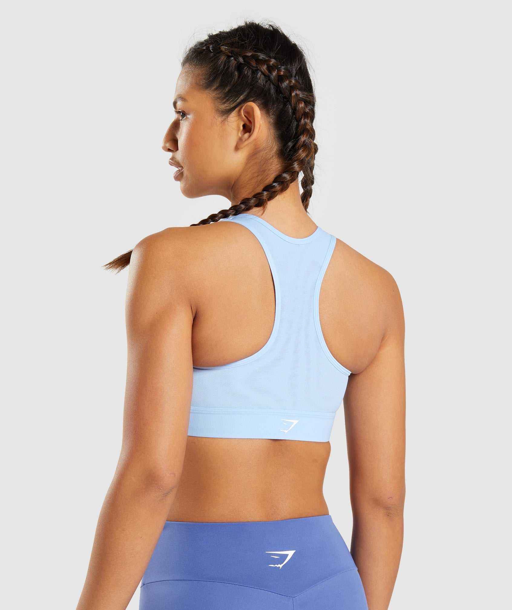 Gymshark Lichtgewicht High Support Sport Bh Blauw | DFRI02659