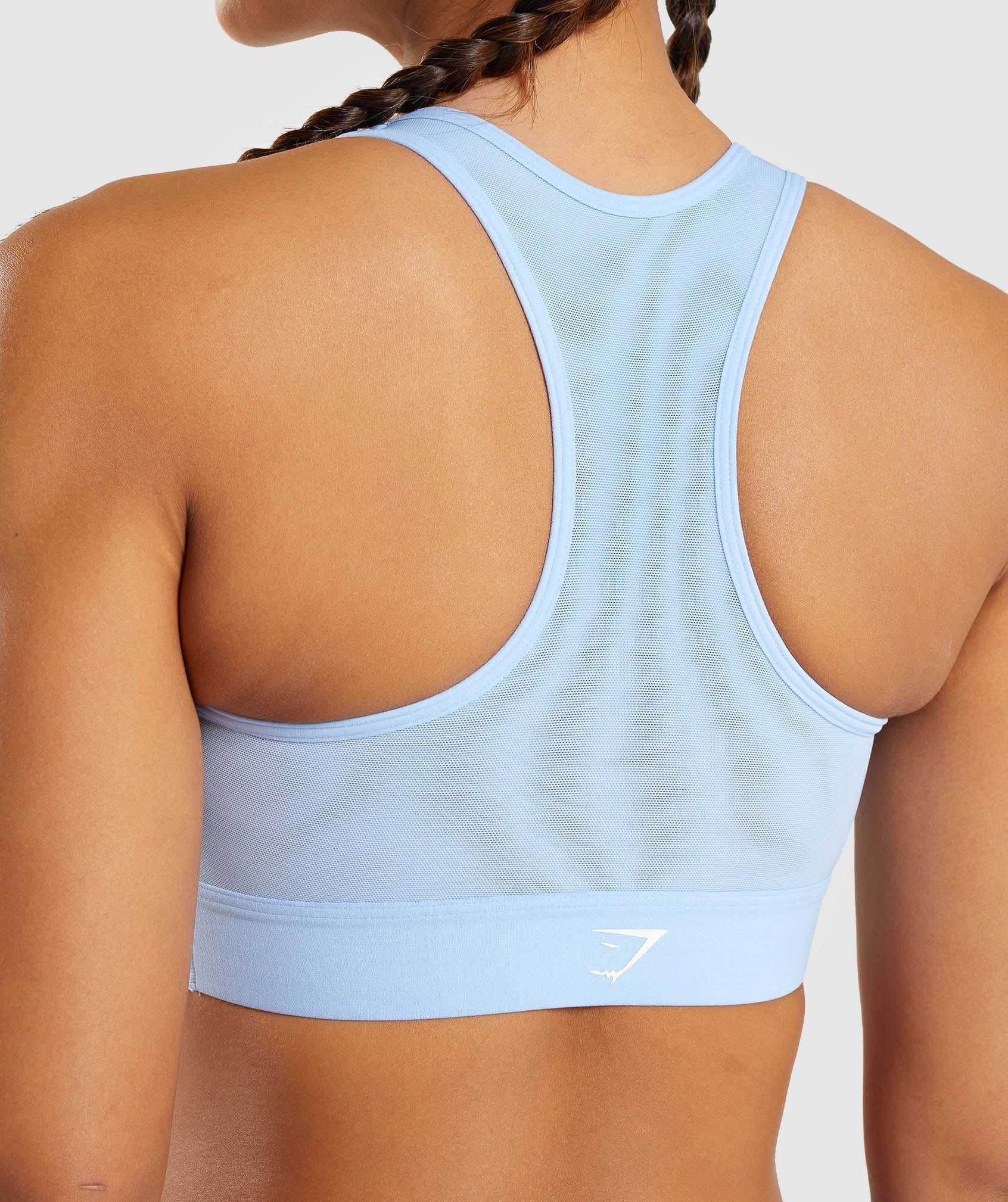 Gymshark Lichtgewicht High Support Sport Bh Blauw | DFRI02659