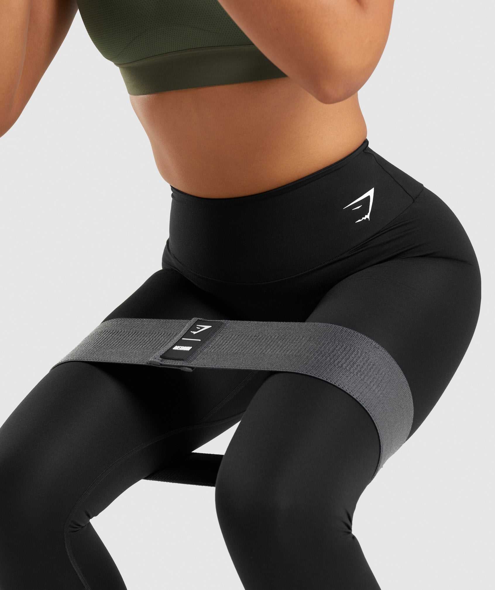 Gymshark Medium Glute Band Accessoires Grijs | GYSN72648