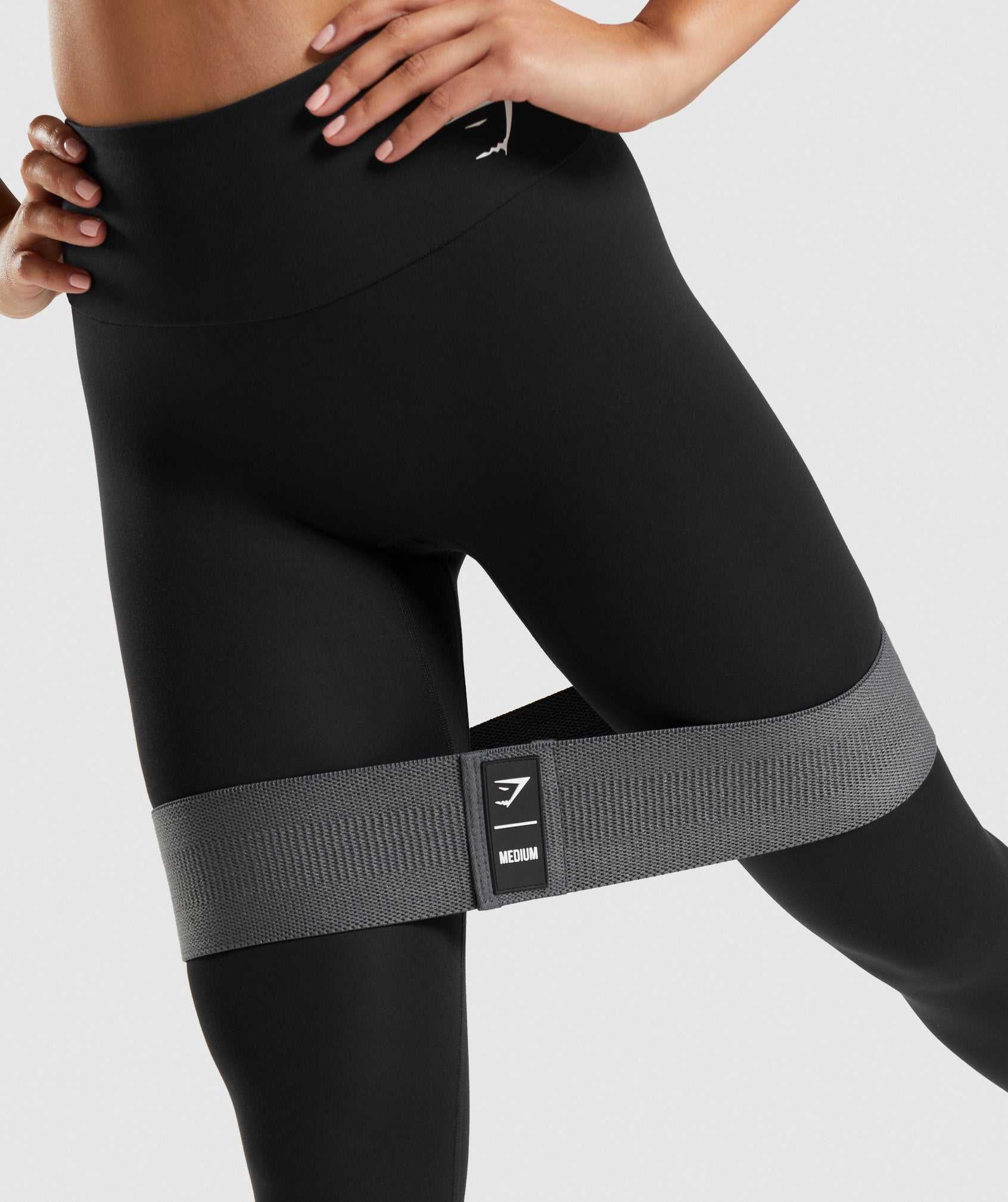 Gymshark Medium Glute Band Accessoires Grijs | GYSN72648