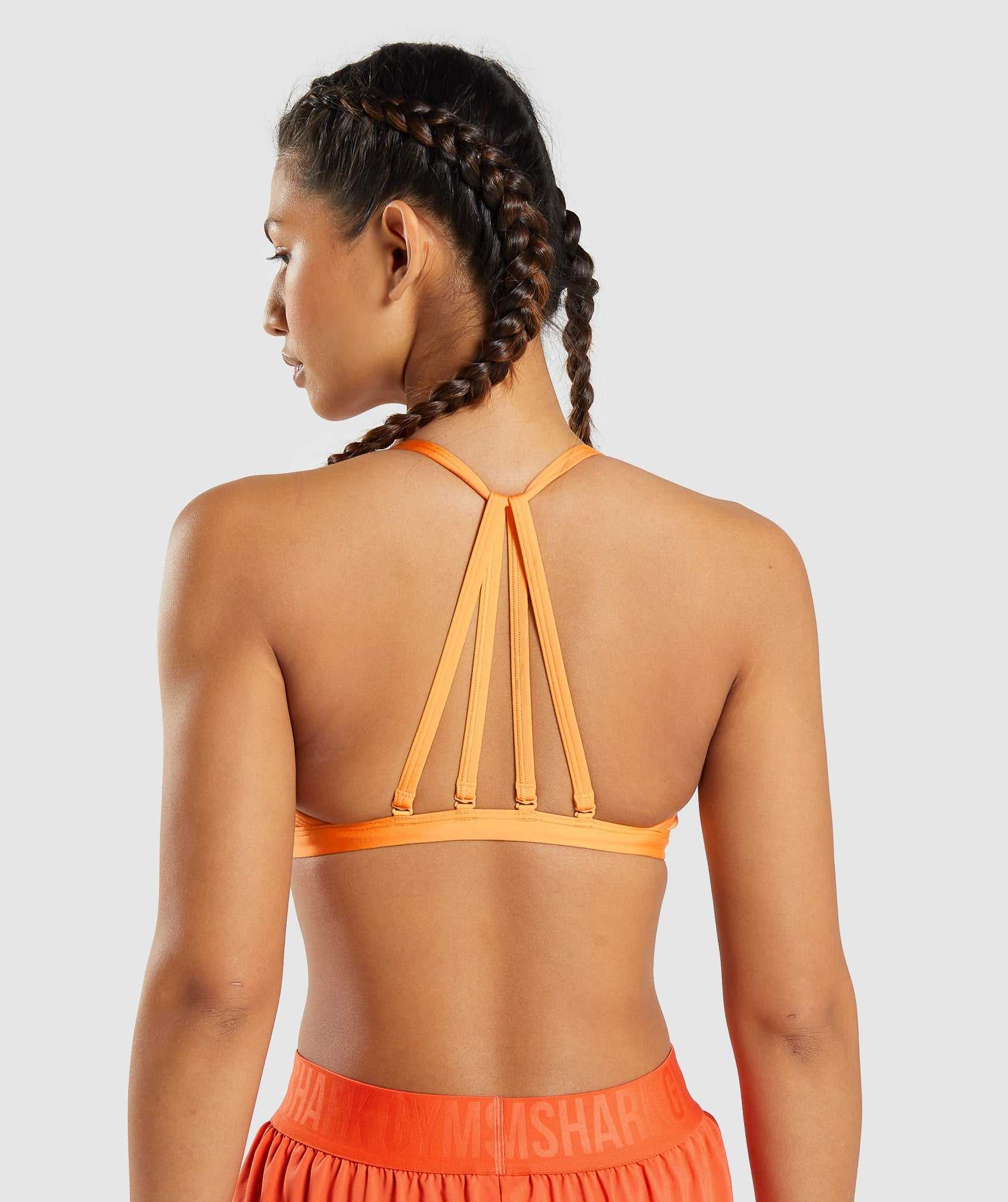 Gymshark Minimal Sport Bh Abrikoos Oranje | GEKA79123