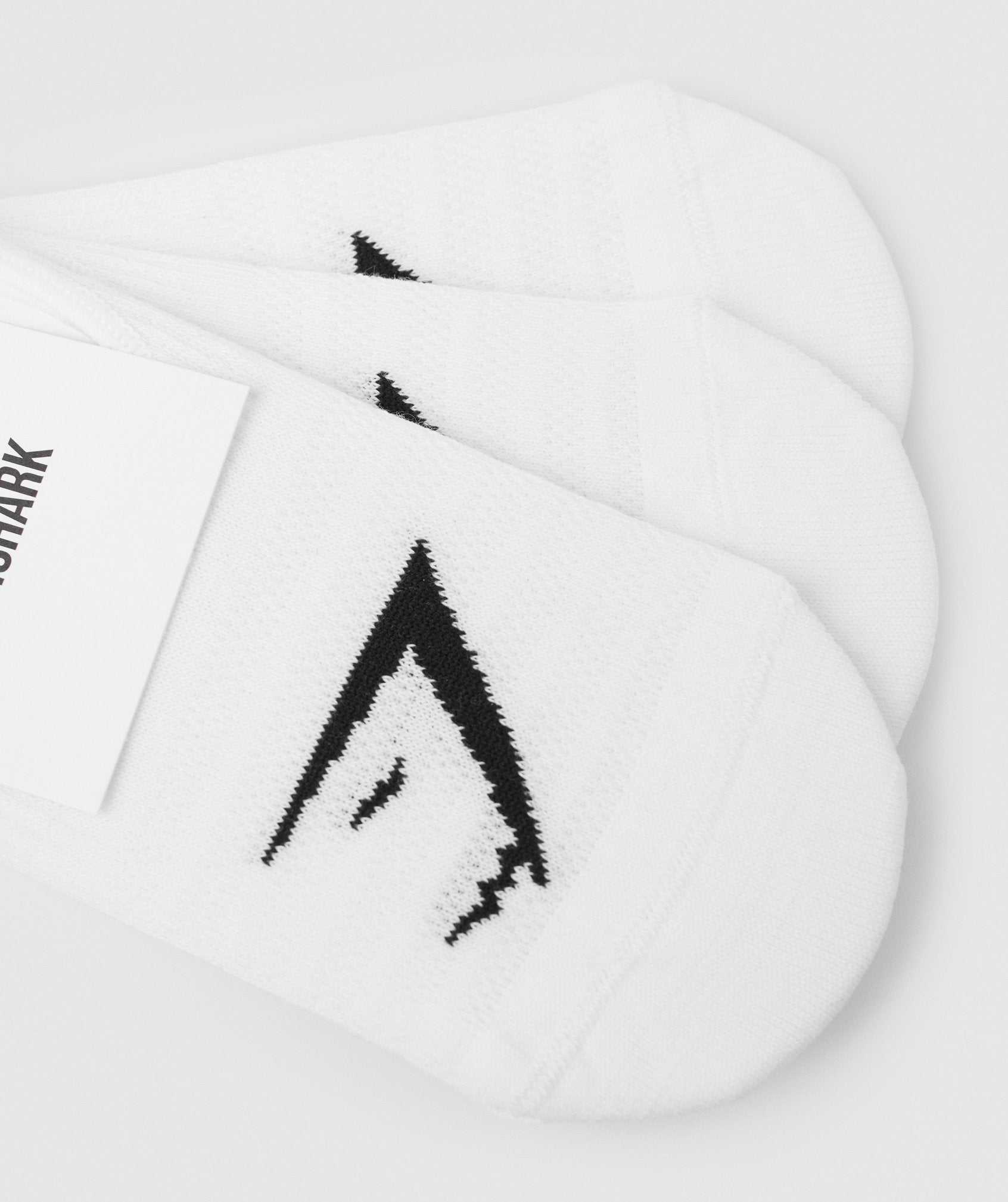 Gymshark No Show Socks 3pk Accessoires Wit | GIEV23785