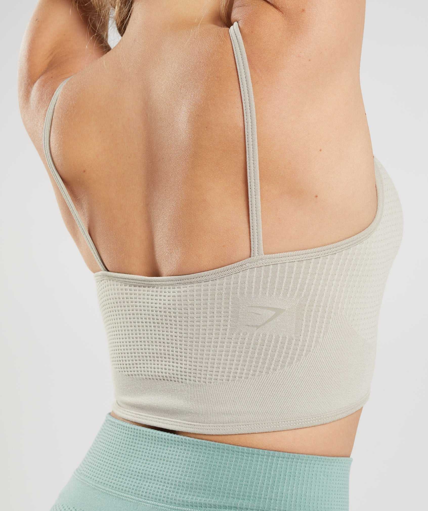 Gymshark Pause Seamless Bralette Sport Bh Grijs | BHZD82560