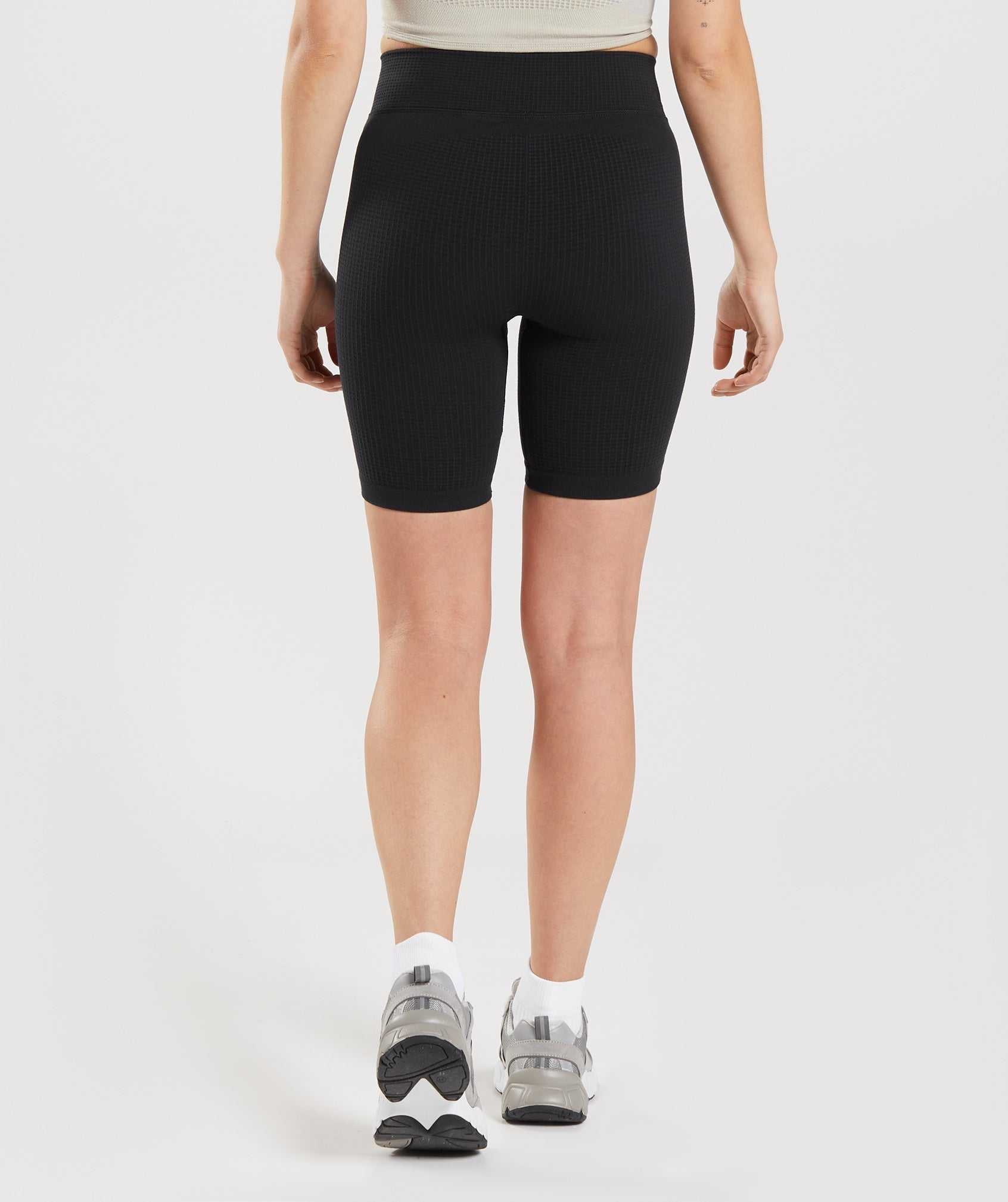 Gymshark Pause Seamless Cycling Korte Broek Zwart | OHUY51704