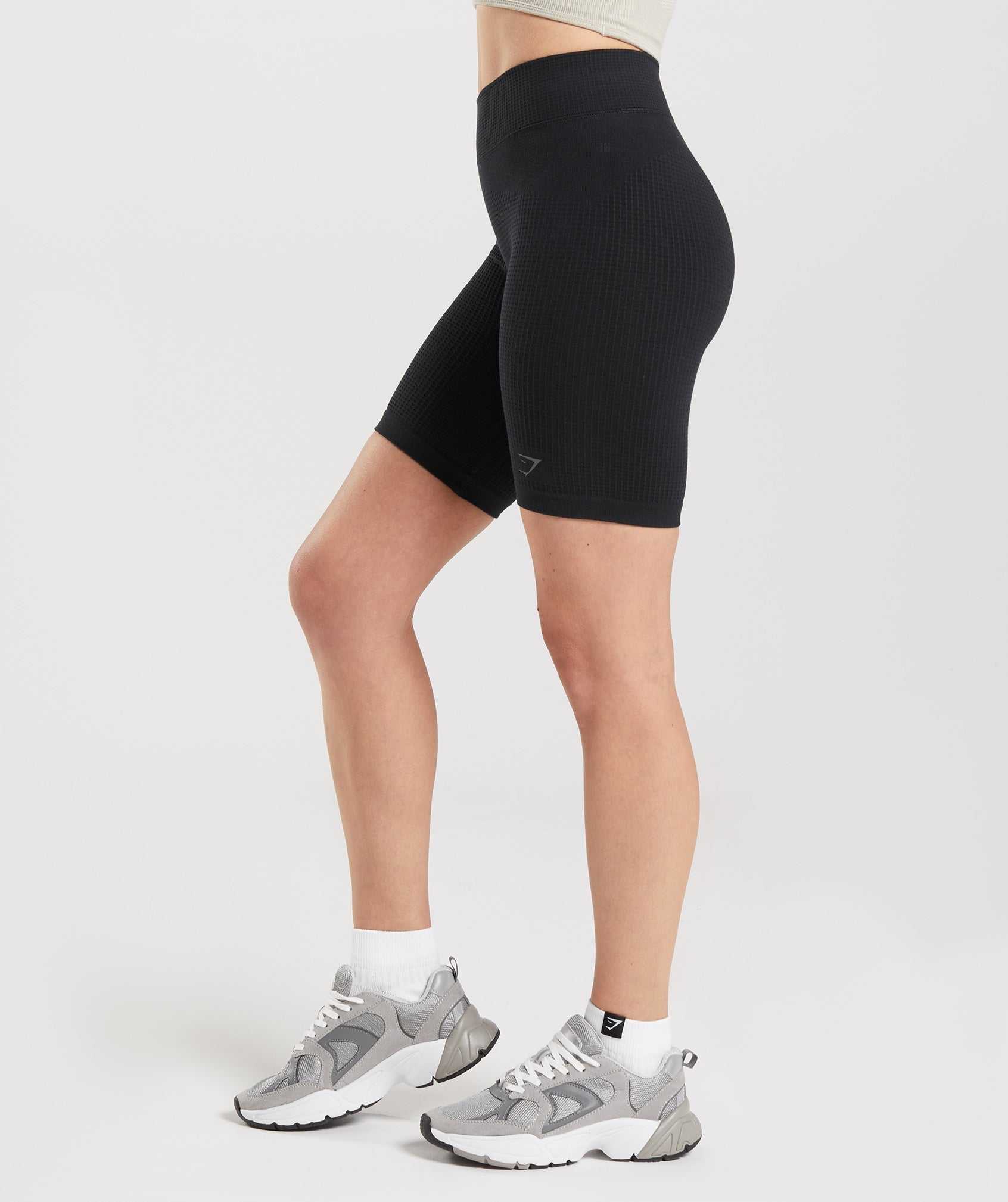 Gymshark Pause Seamless Cycling Korte Broek Zwart | OHUY51704