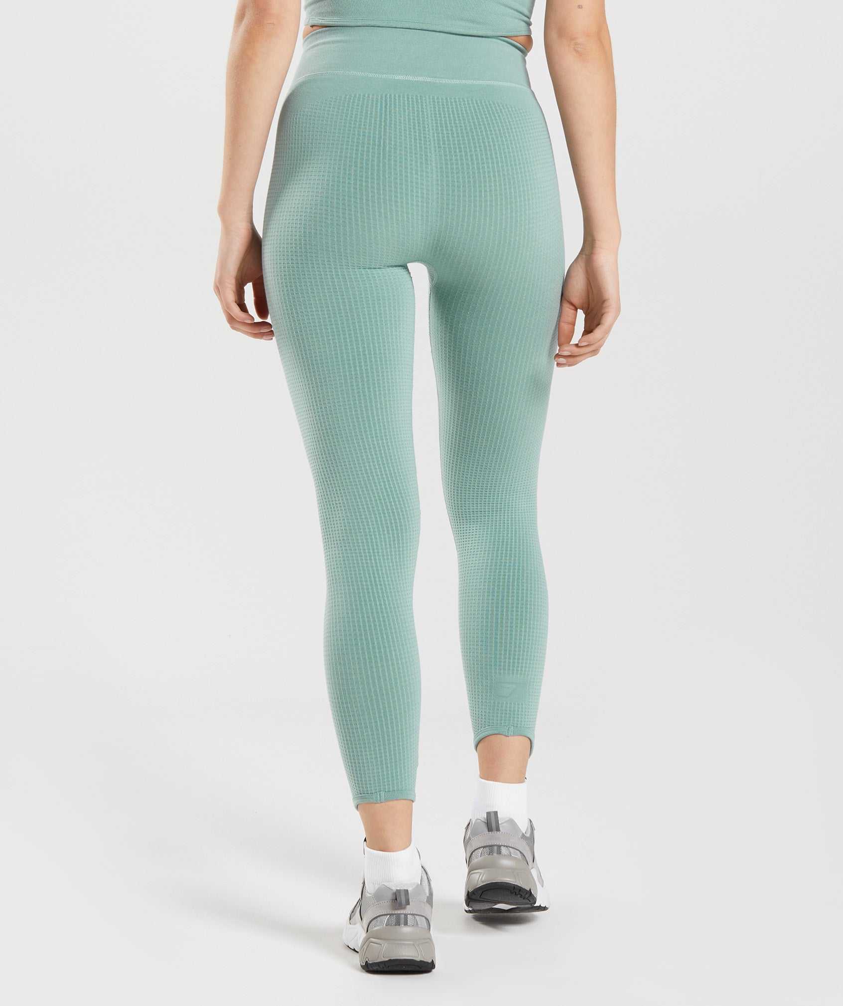 Gymshark Pause Seamless Leggings Blauw | IKYU94125