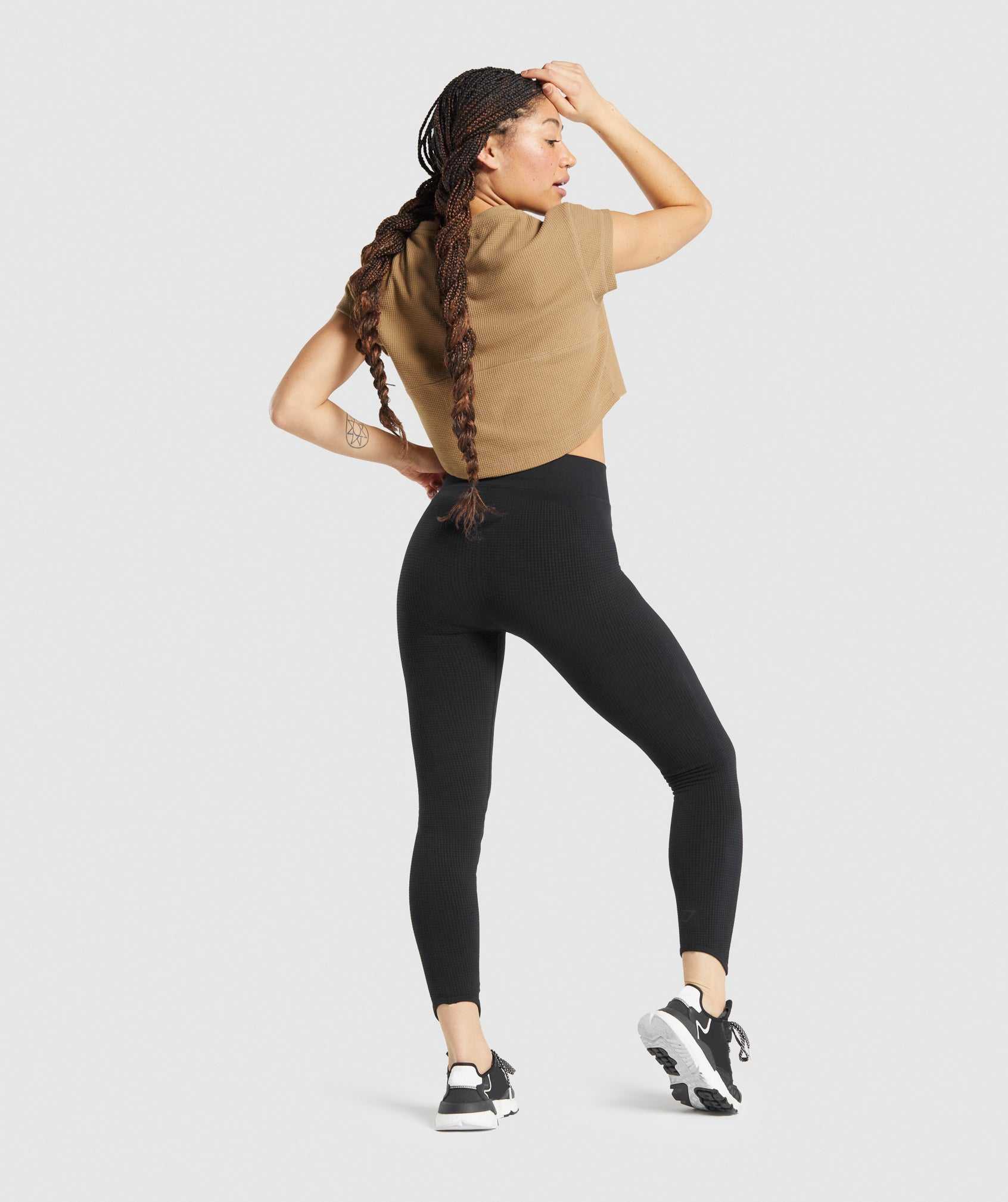 Gymshark Pause Seamless Leggings Zwart | GEXT17438