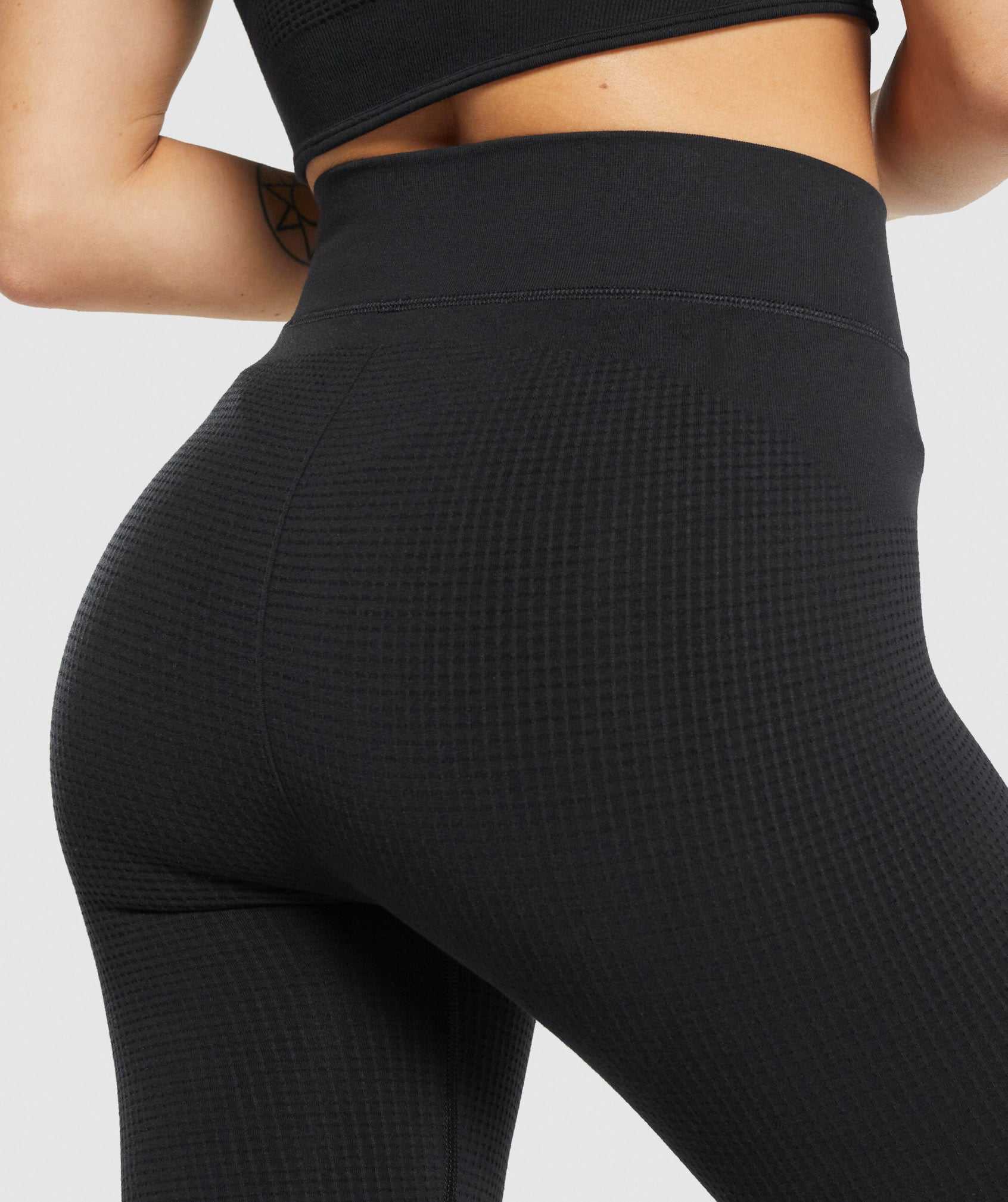 Gymshark Pause Seamless Leggings Zwart | GEXT17438