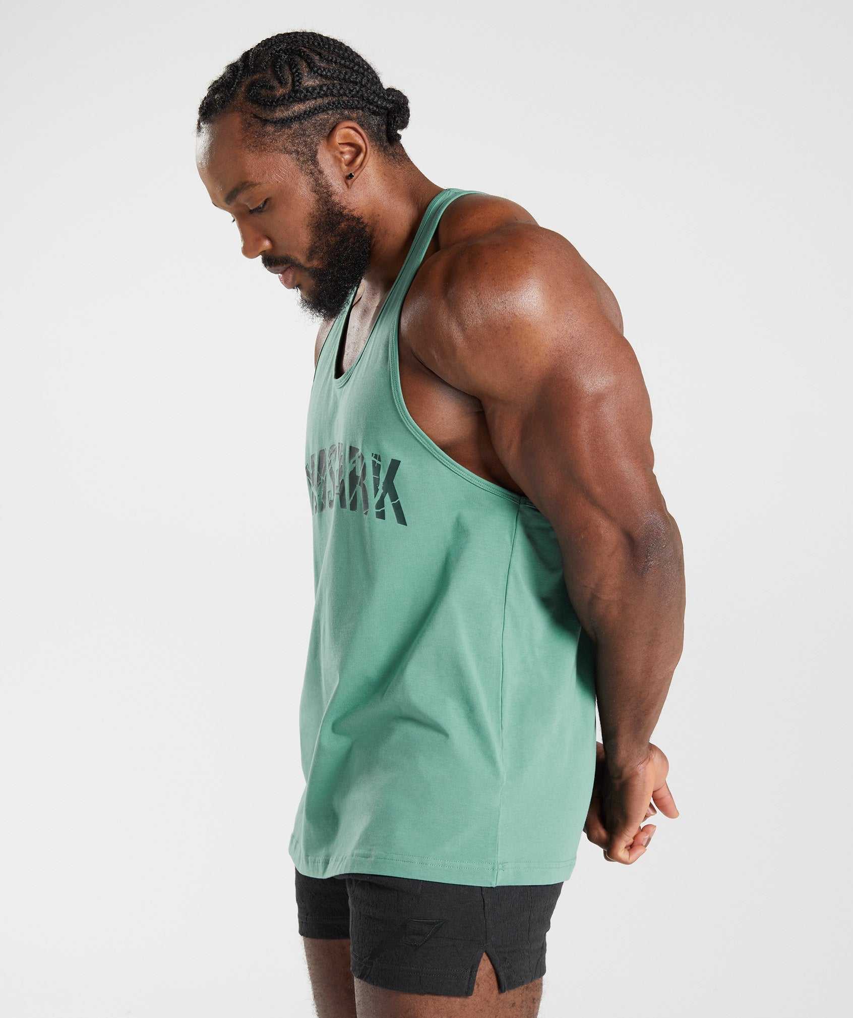 Gymshark Power Gilet Groen | YWFV04923