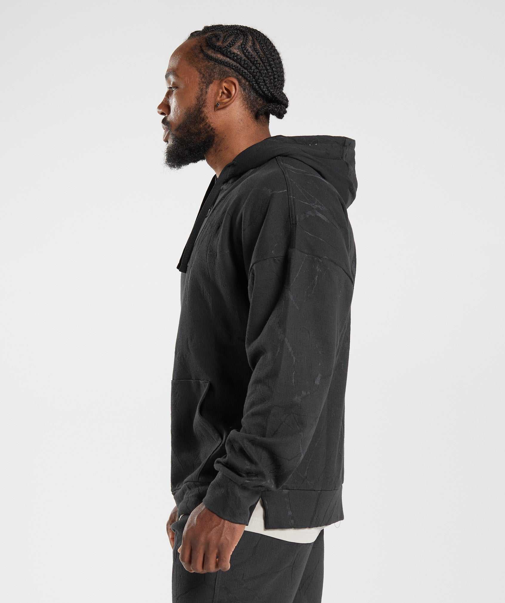 Gymshark Power Zip Hoodie Zwart | OPZX03781