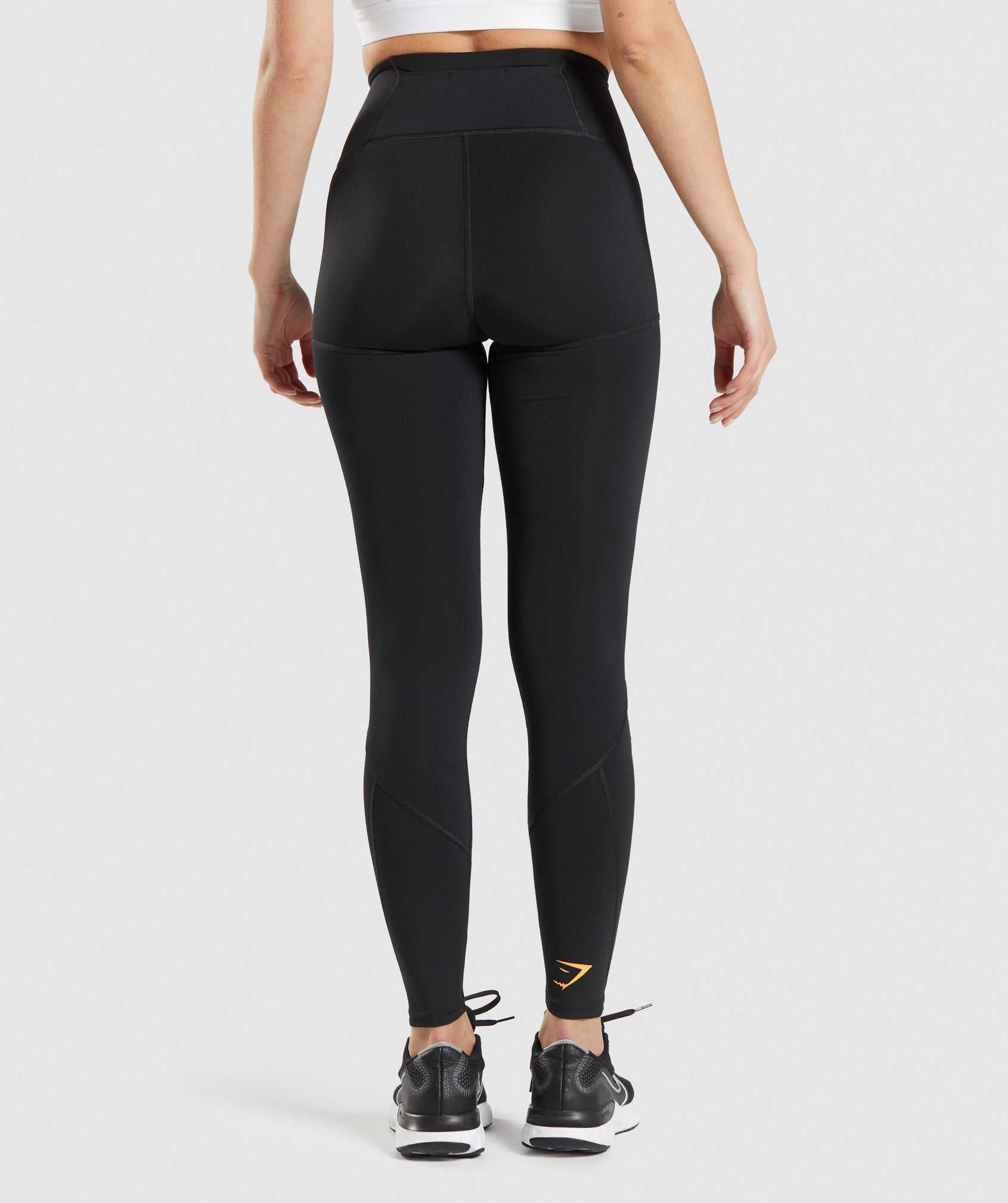 Gymshark Pulse Mesh Leggings Zwart | UNSF16234