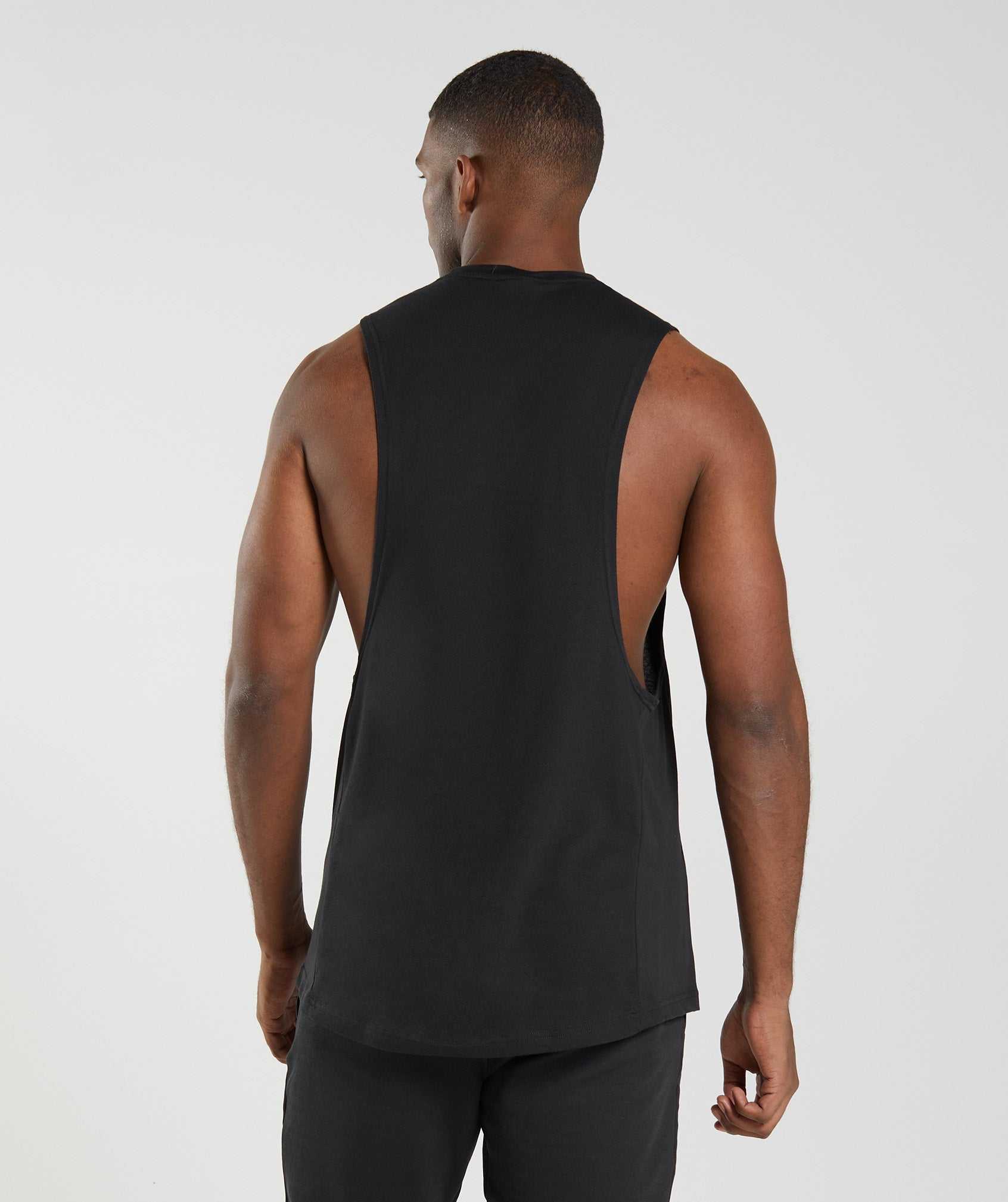 Gymshark React Drop Arm Tanktop Zwart | JKPU76345