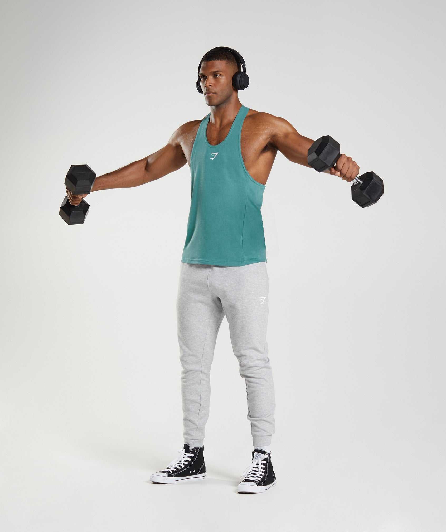 Gymshark React Gilet Blauw | HQSM93457