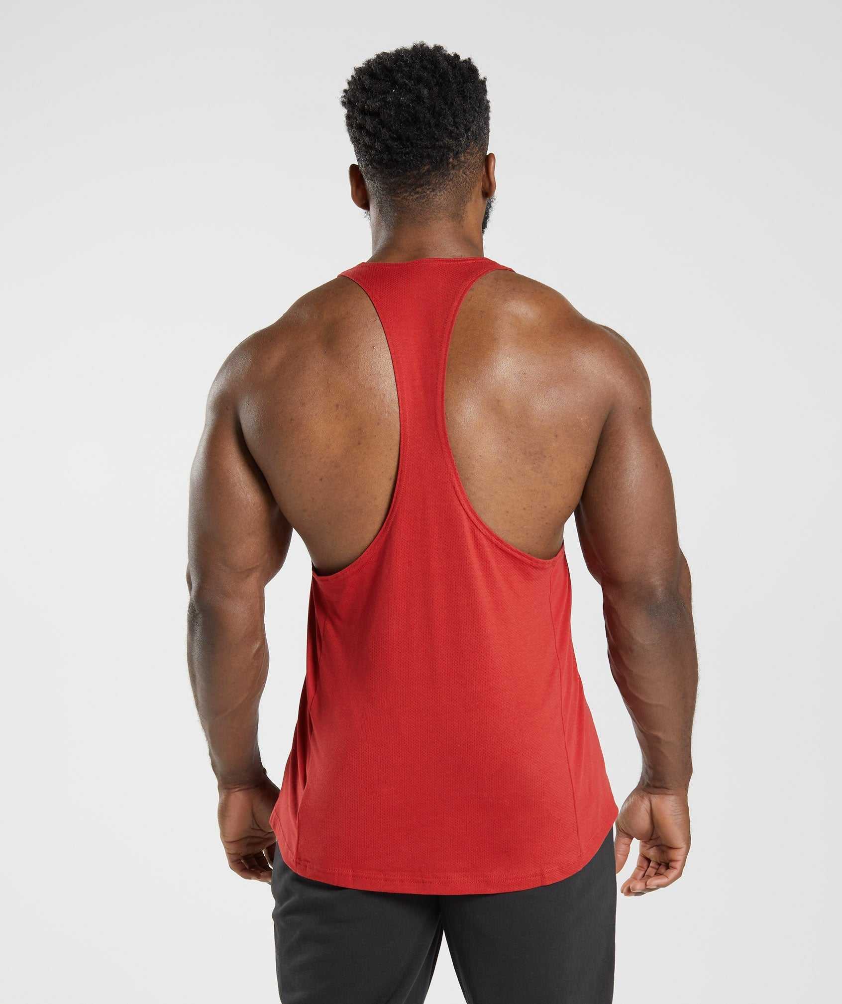 Gymshark React Gilet Rood | QRBG30724