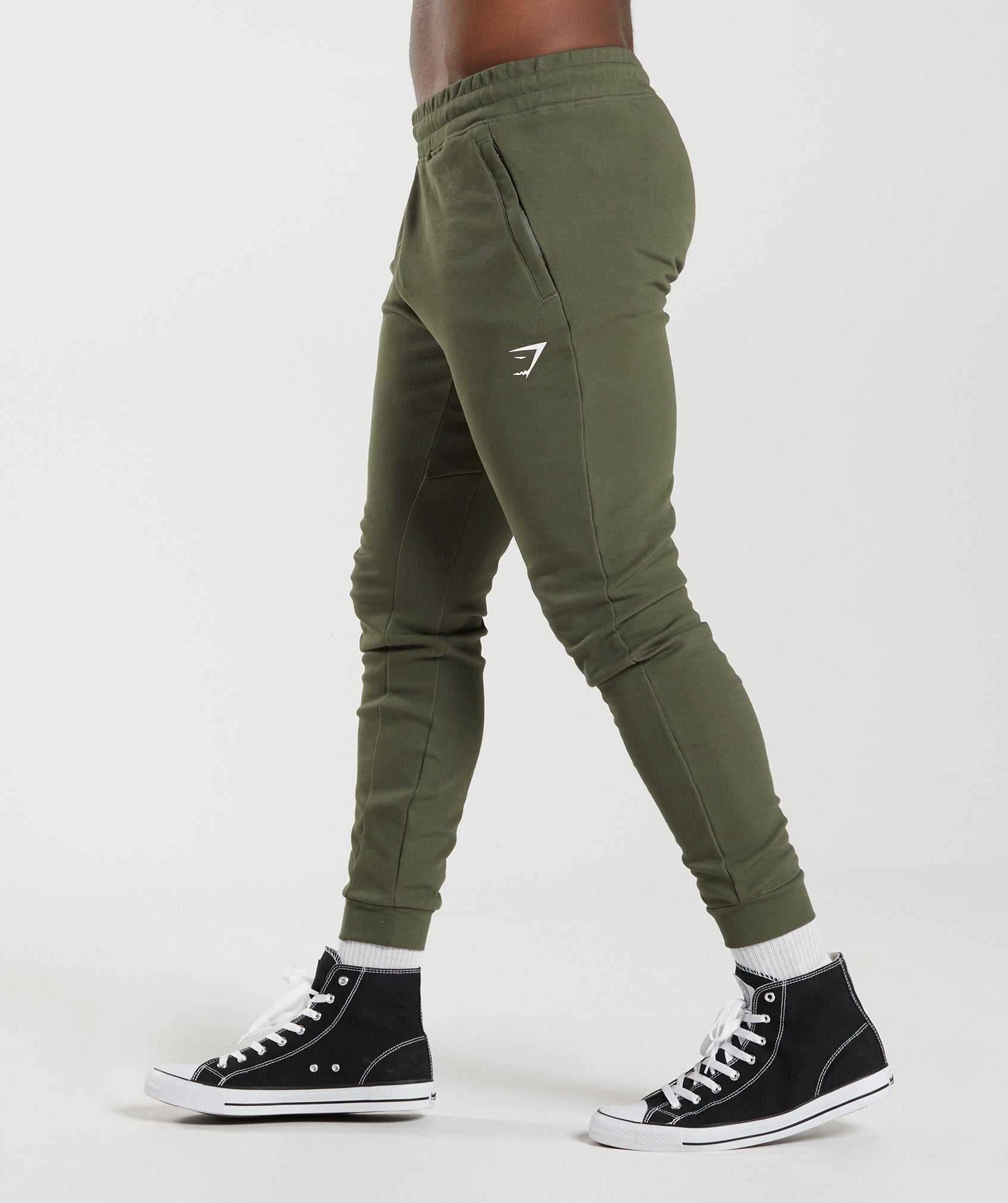 Gymshark React Joggingbroeken Olijfgroen | MPCD46927