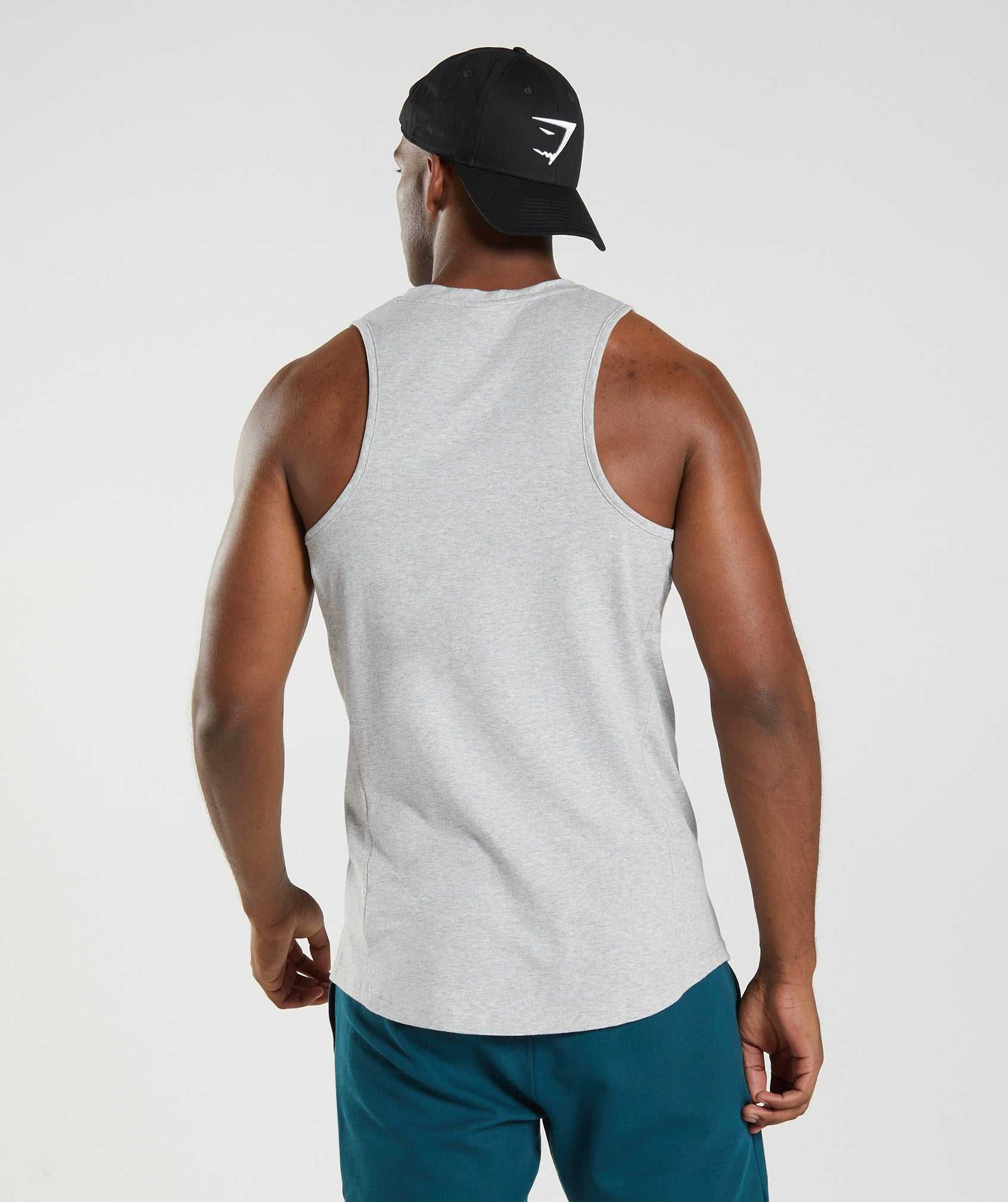 Gymshark React Tanktop Lichtgrijs | YFSZ10639