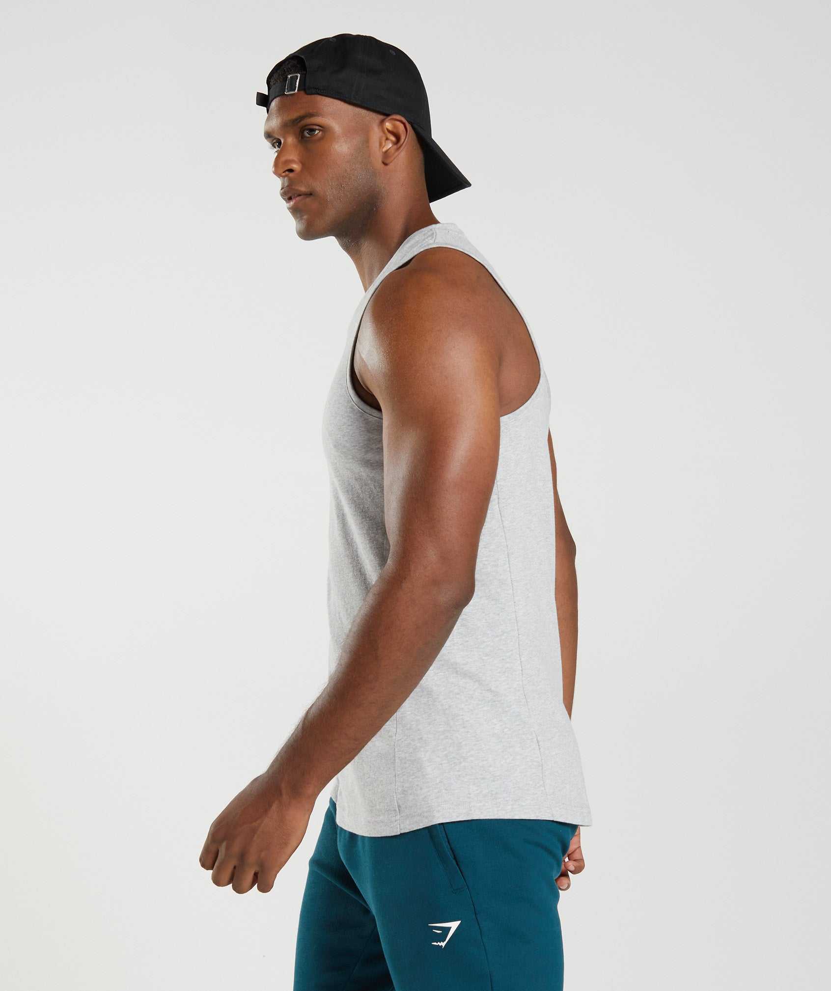 Gymshark React Tanktop Lichtgrijs | YFSZ10639