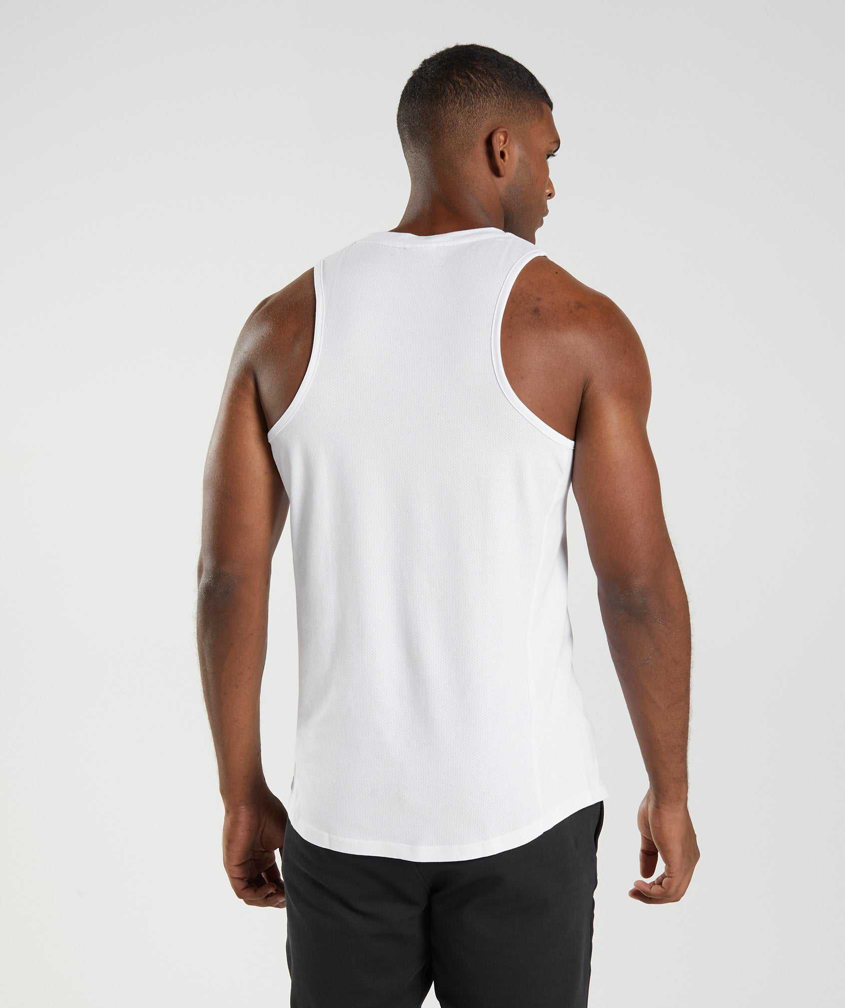 Gymshark React Tanktop Wit | RSOB52106