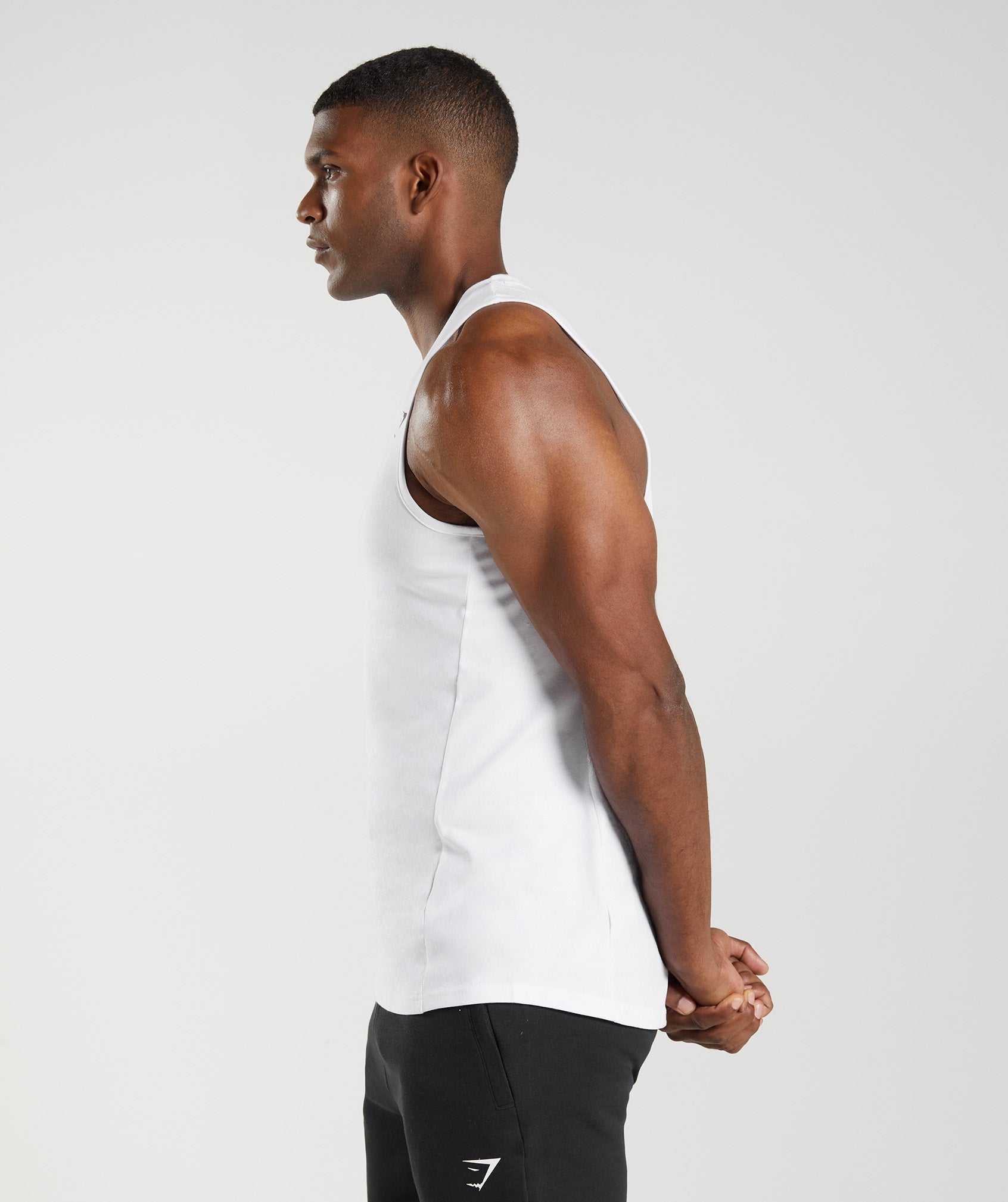 Gymshark React Tanktop Wit | RSOB52106