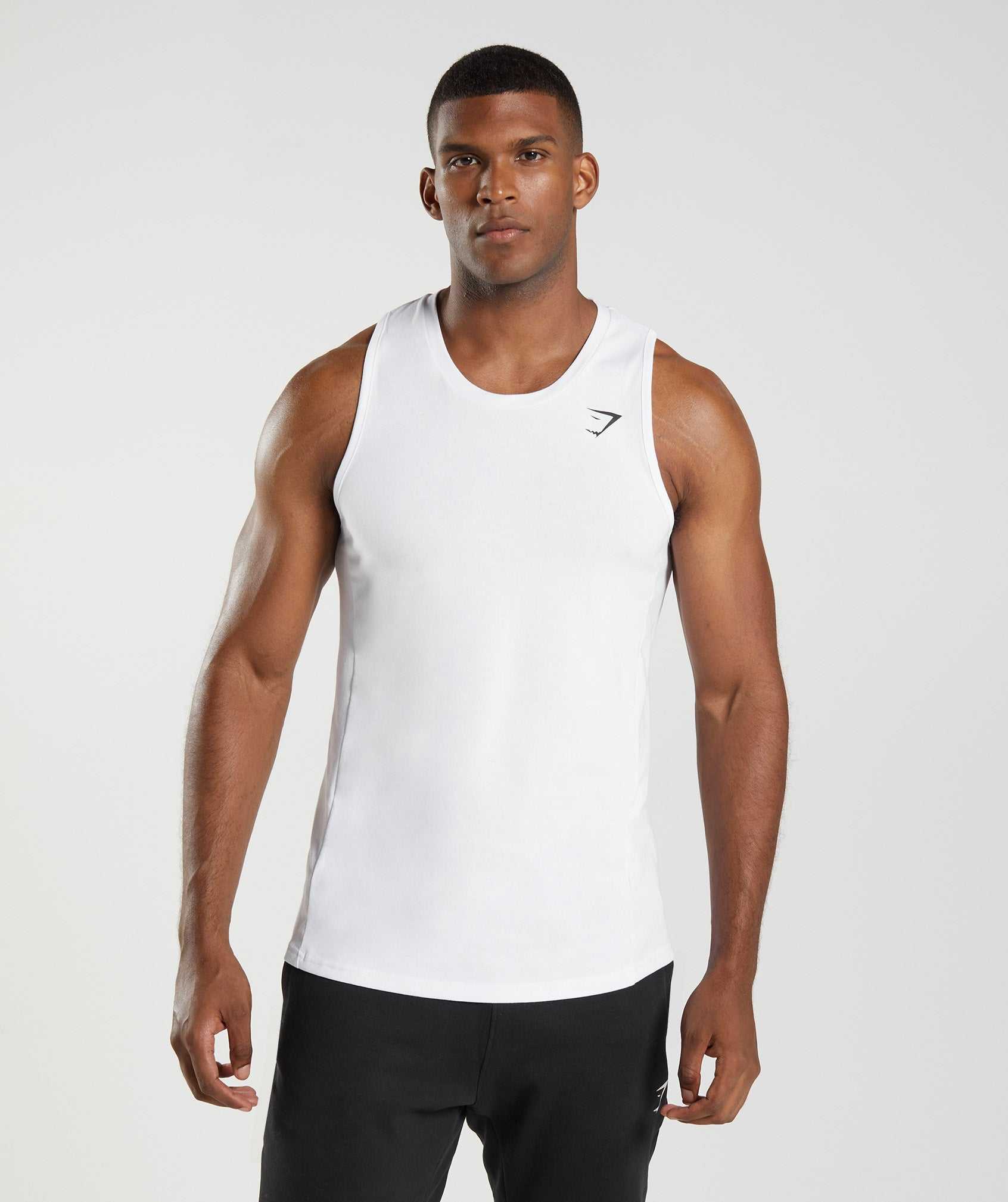 Gymshark React Tanktop Wit | RSOB52106